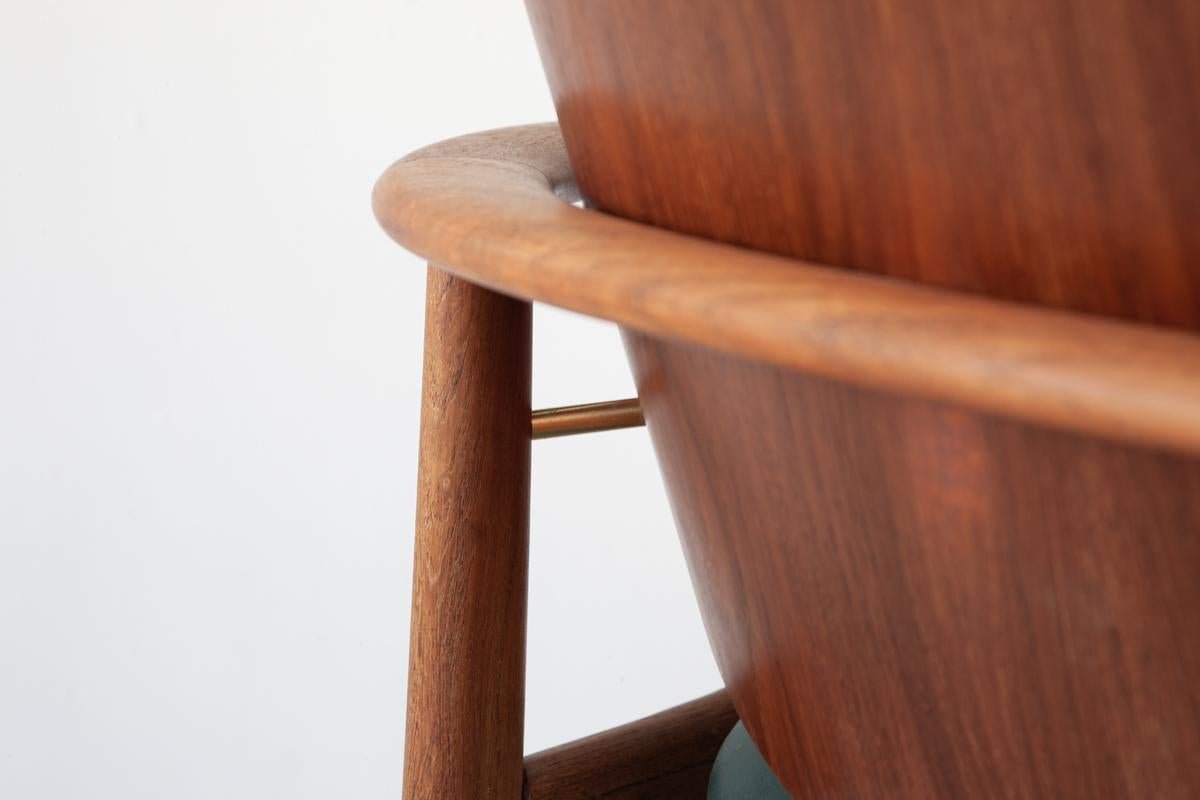 Rare Teak Armchair by Arne Hovmand-Olsen for Jutex 6