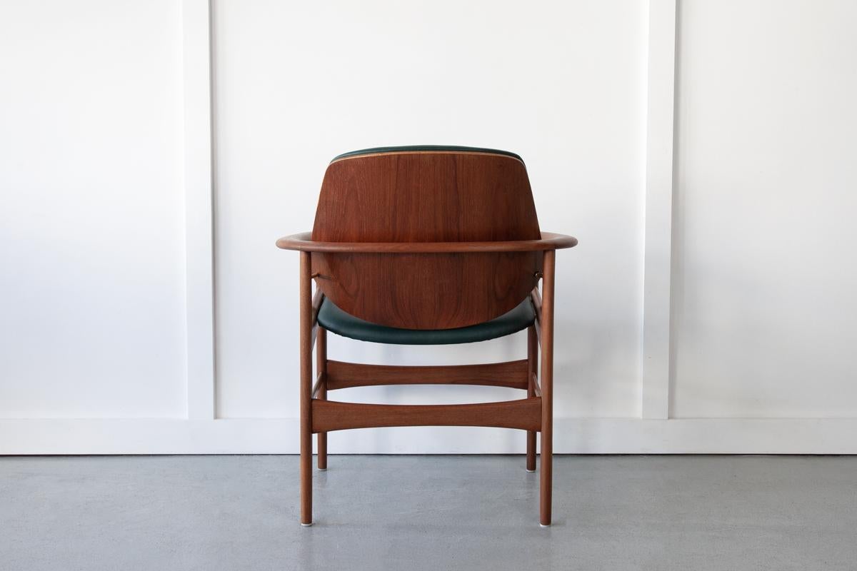 20th Century Rare Teak Armchair by Arne Hovmand-Olsen for Jutex