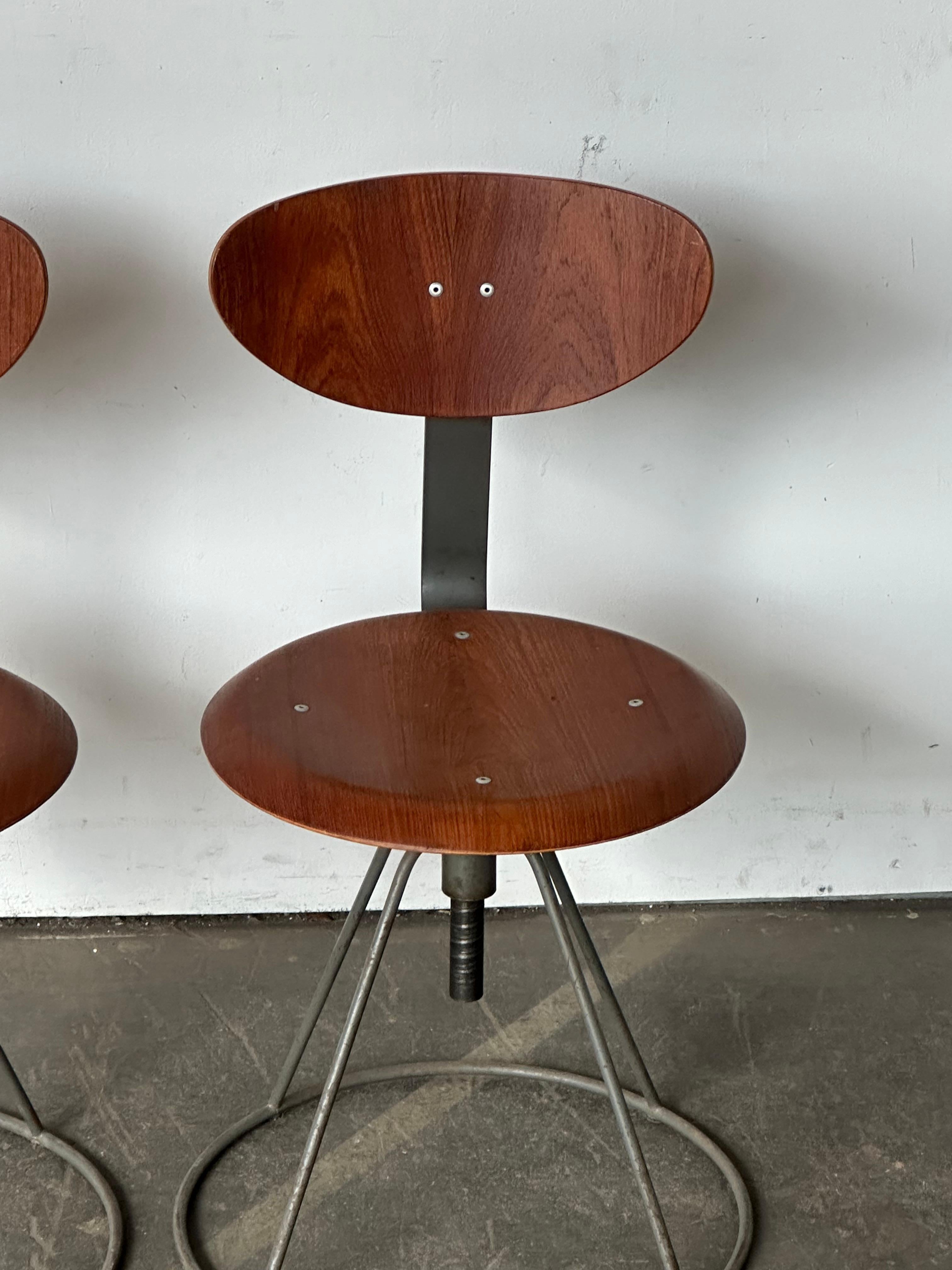 Scandinavian Modern Rare Teak Danish Modern Children’s Chairs For Sale