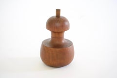 Rare Teak Dansk Pepper Mill Quistgaard "Apple Core" Design