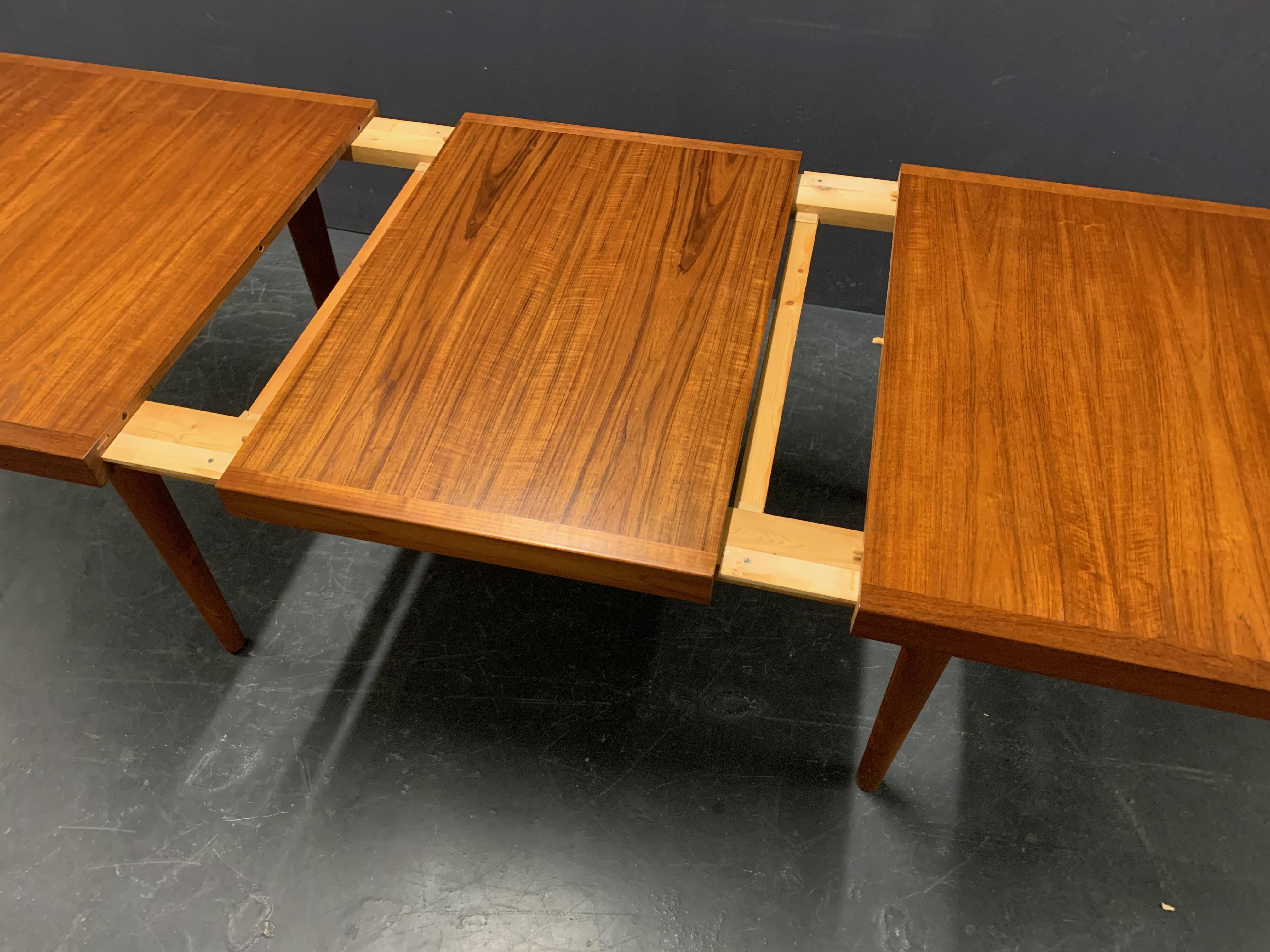 Danish Rare Teak Dining Table by Nanna Ditzel for Soren Willadsen