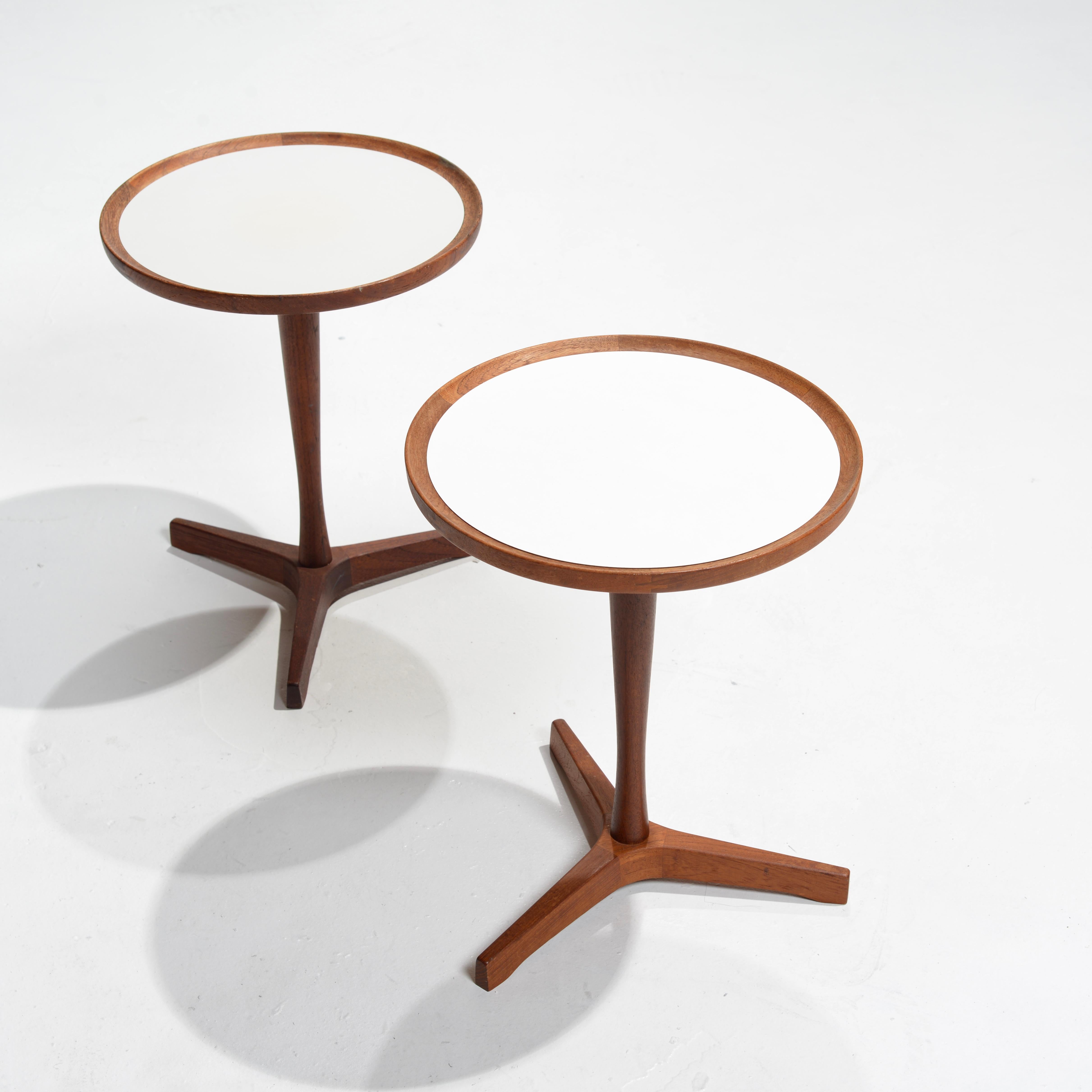 Rare Teak End Tables by Hans C. Andersen, 1950s For Sale 4