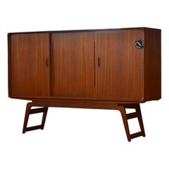 Seltenes Teakholz-Highboard von Clausen & Søn