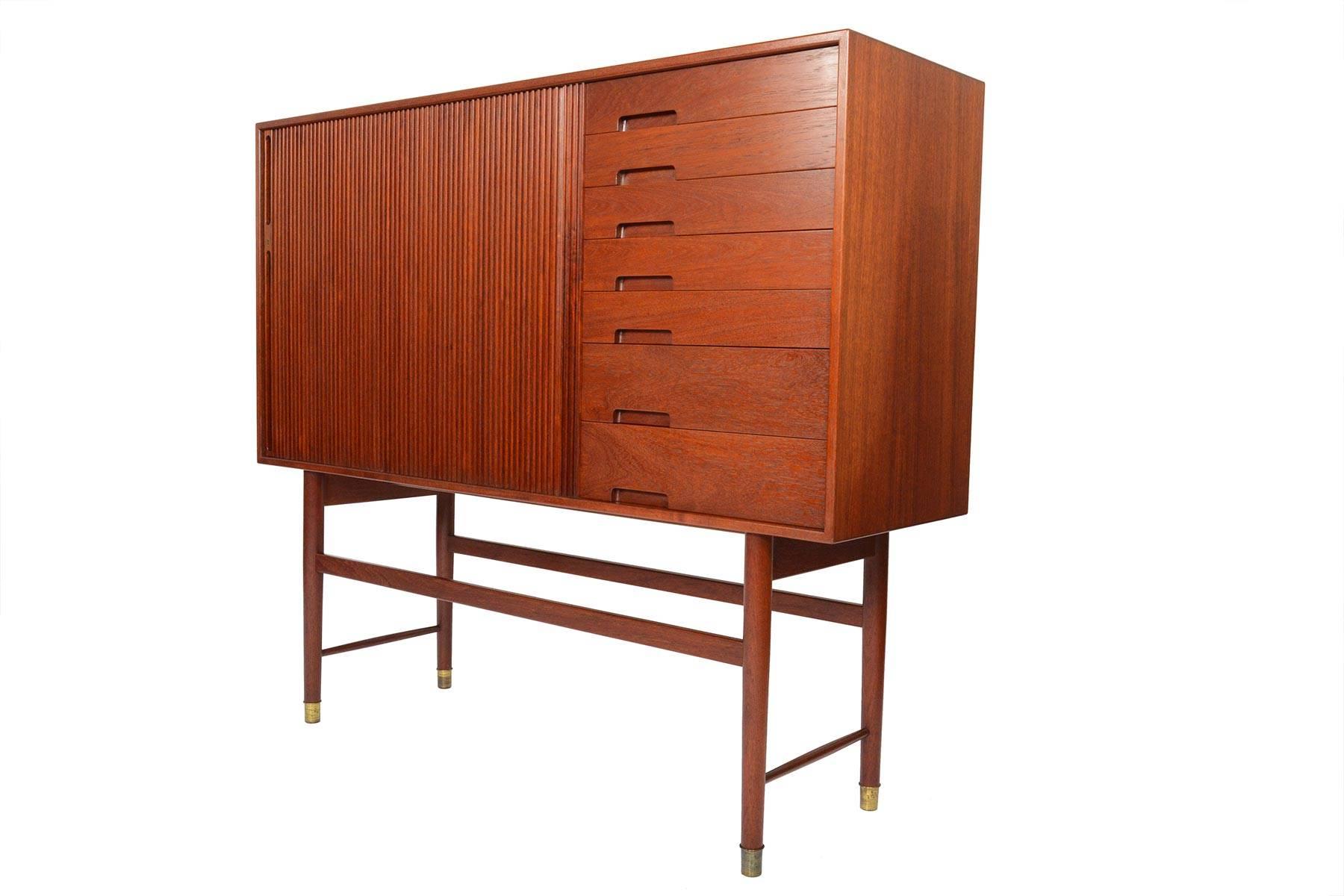 Rare Midcentury Teak Credenza by Ib Kofod Larsen for Christiansen & Larsen 4