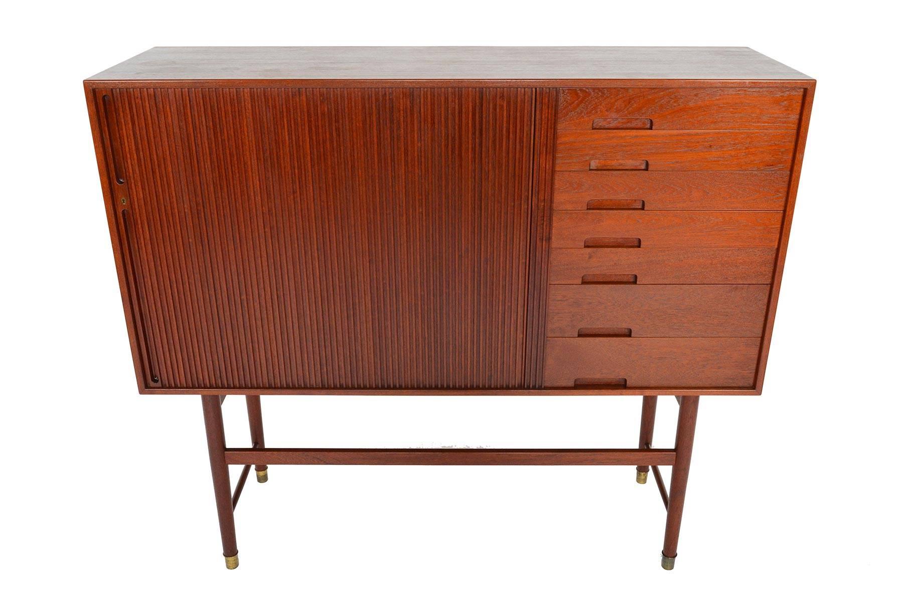 Scandinavian Modern Rare Midcentury Teak Credenza by Ib Kofod Larsen for Christiansen & Larsen