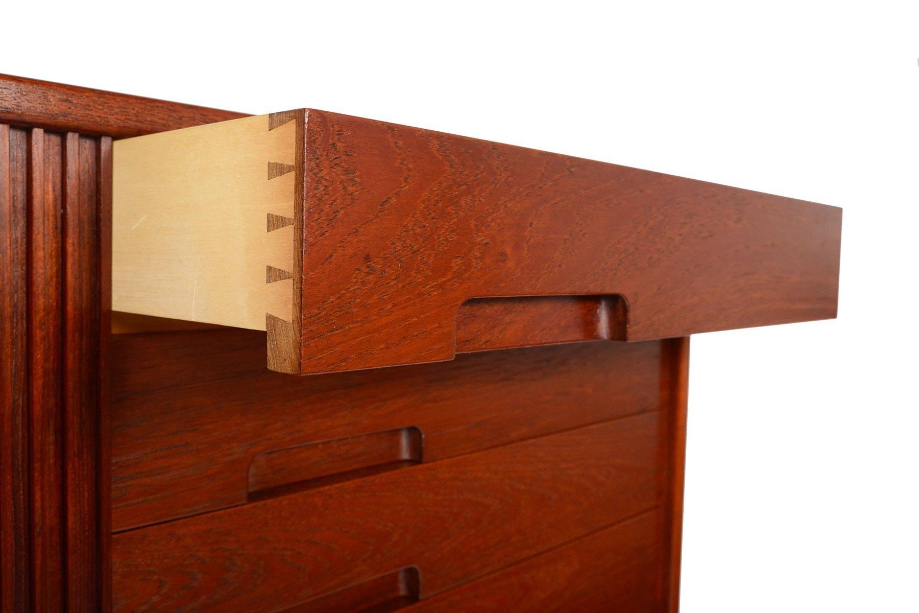 Rare Midcentury Teak Credenza by Ib Kofod Larsen for Christiansen & Larsen 1