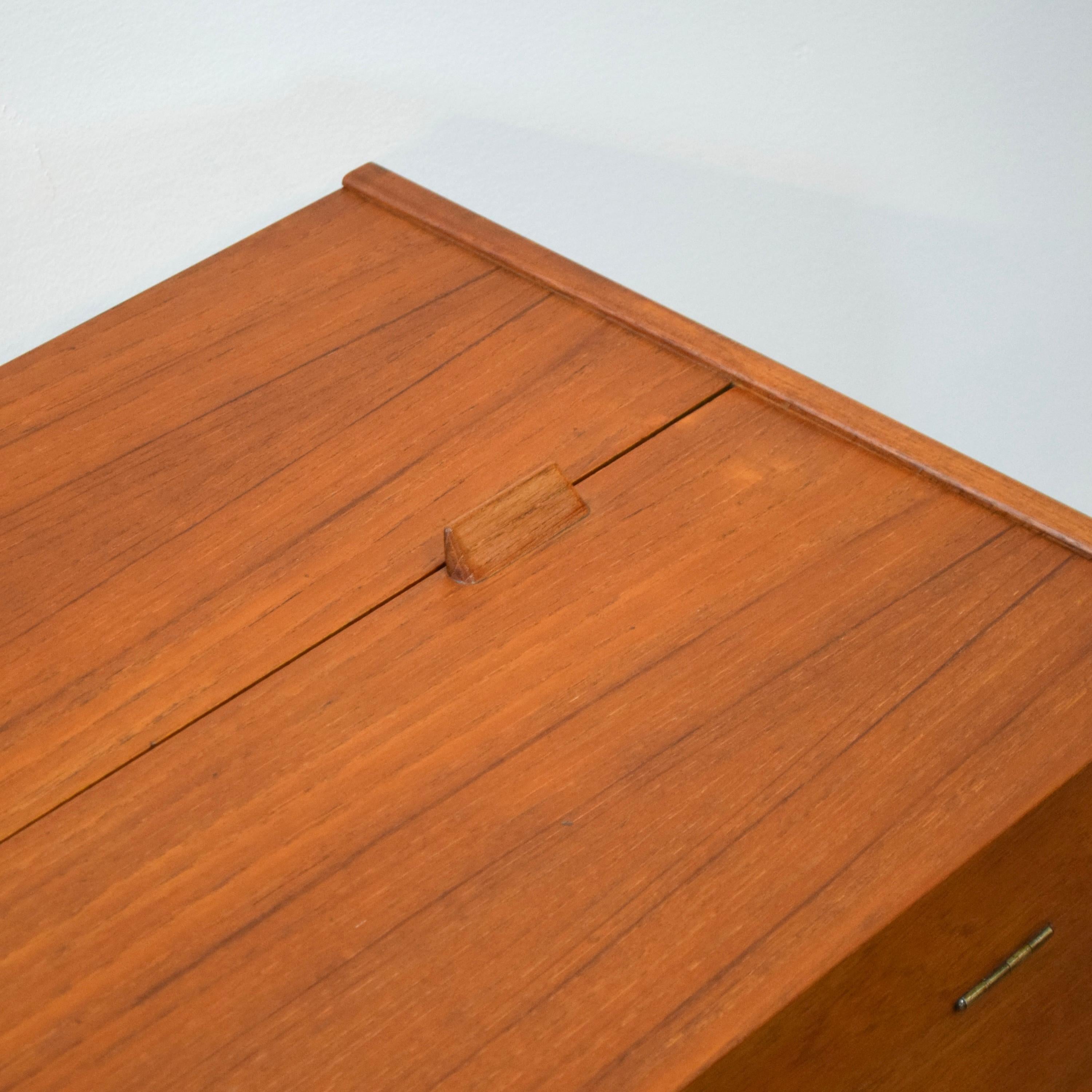 Rare Teak Vanity/Dresser For Sale 5