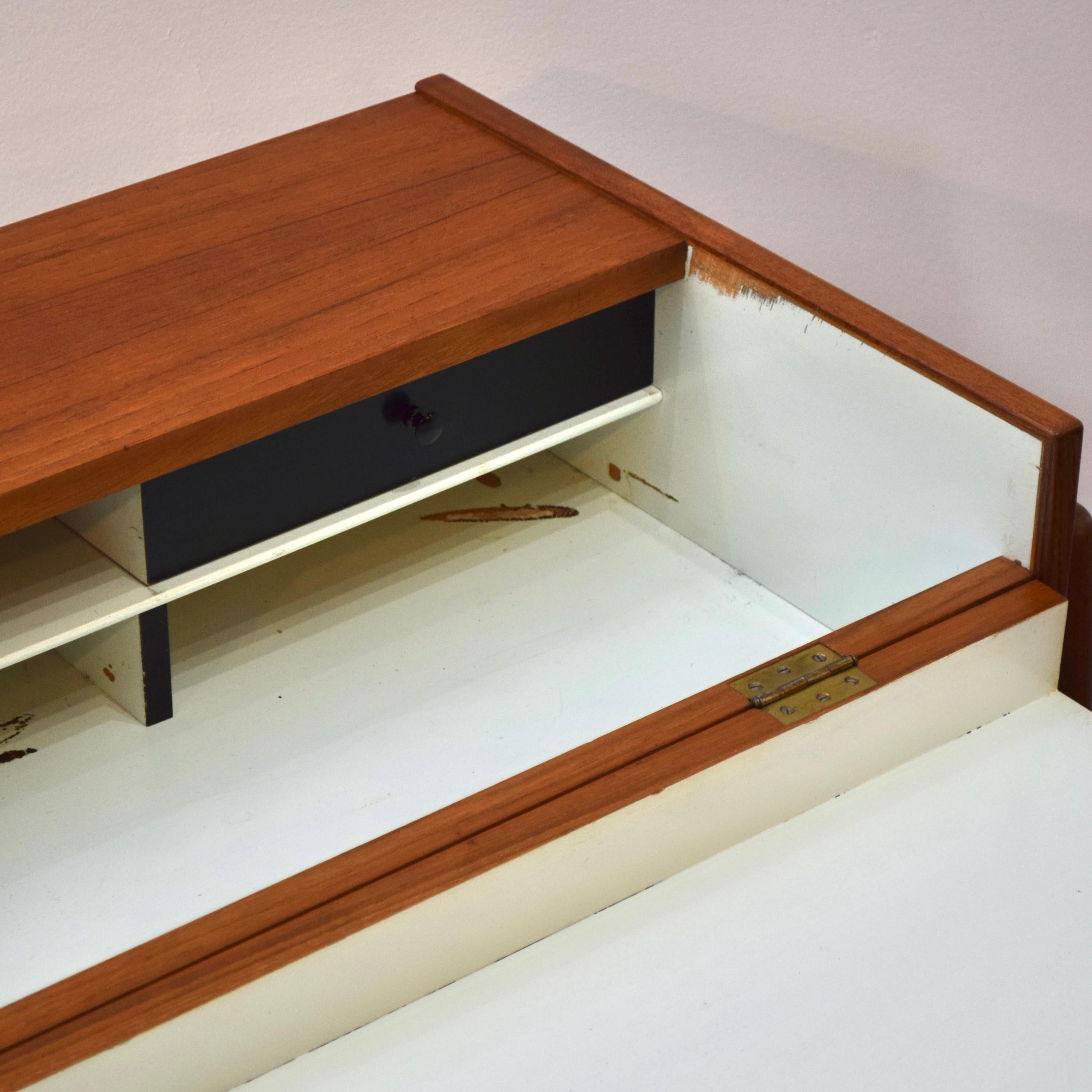 Rare Teak Vanity/Dresser For Sale 8