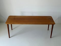 Rare Teak Wood Living Room Center Table, 1960s, Norway