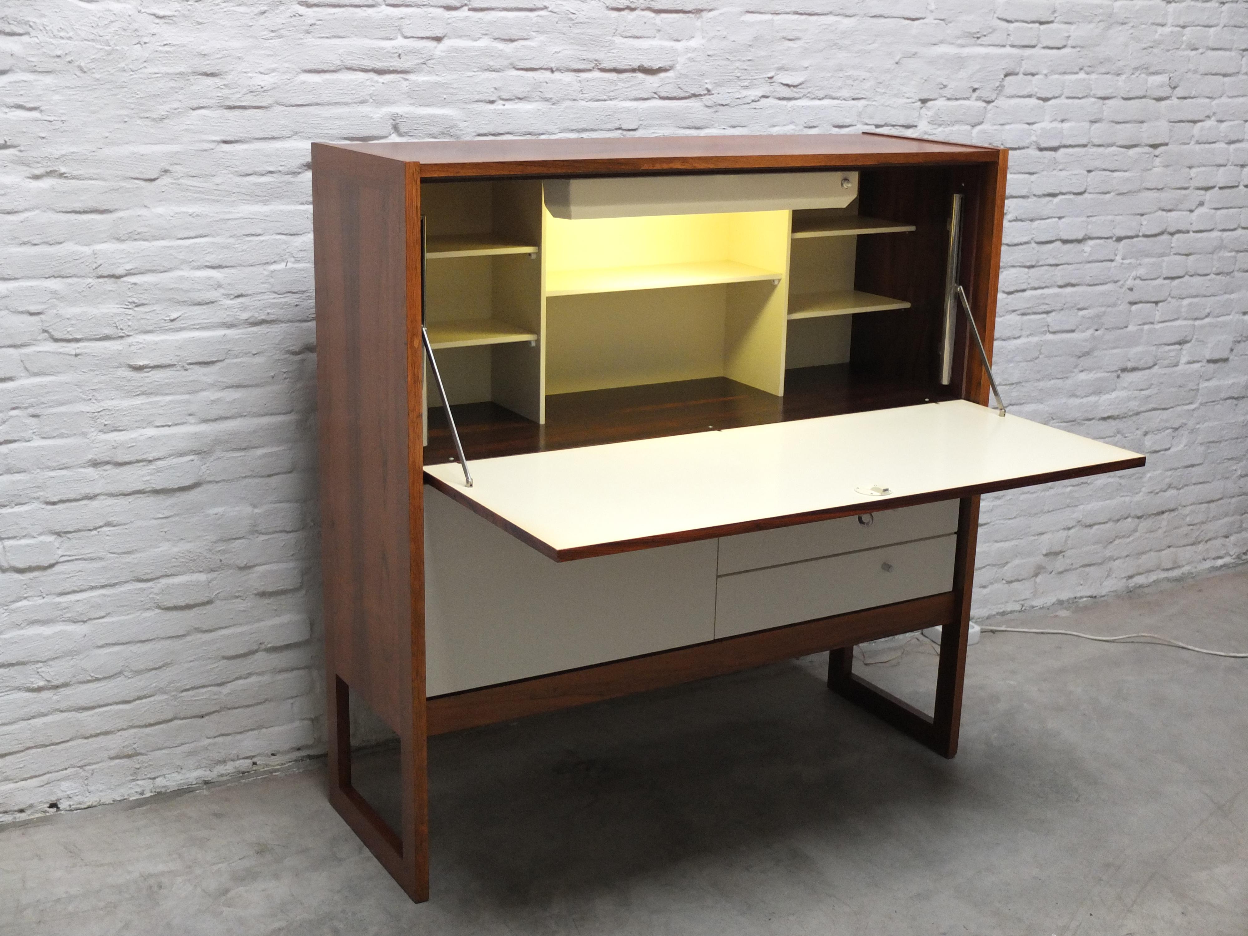 Raro mobile per segreteria 'Tecton' di Oswald Vermaercke per V-Form, 1965 in vendita 5