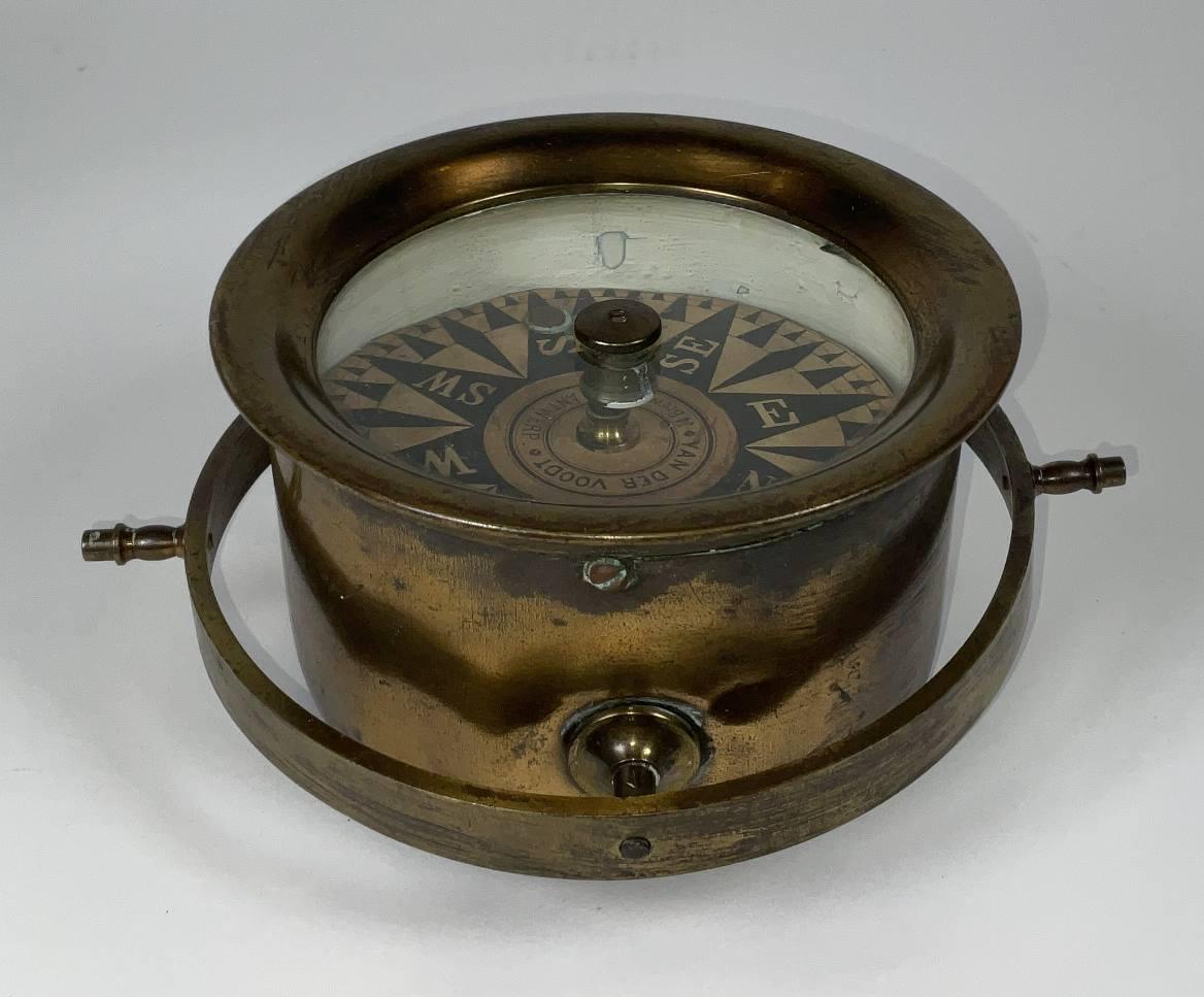 Rare Telltale Ships Compass In Good Condition In Norwell, MA