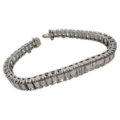 Rare tennis bracelet 25 carats natural fine diamonds bracelet