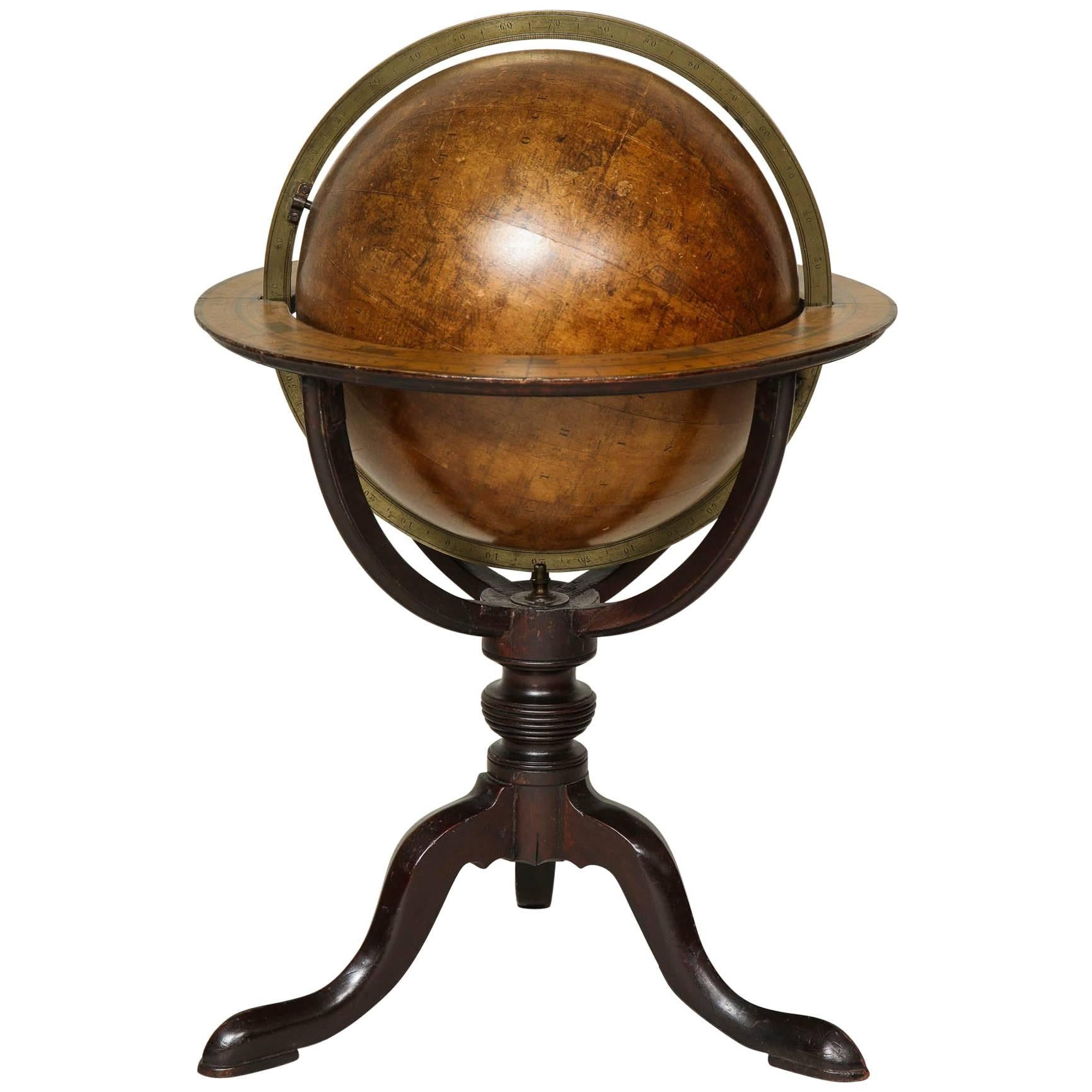 Rare Terrestrial Globe by W. & T.M. Bardin