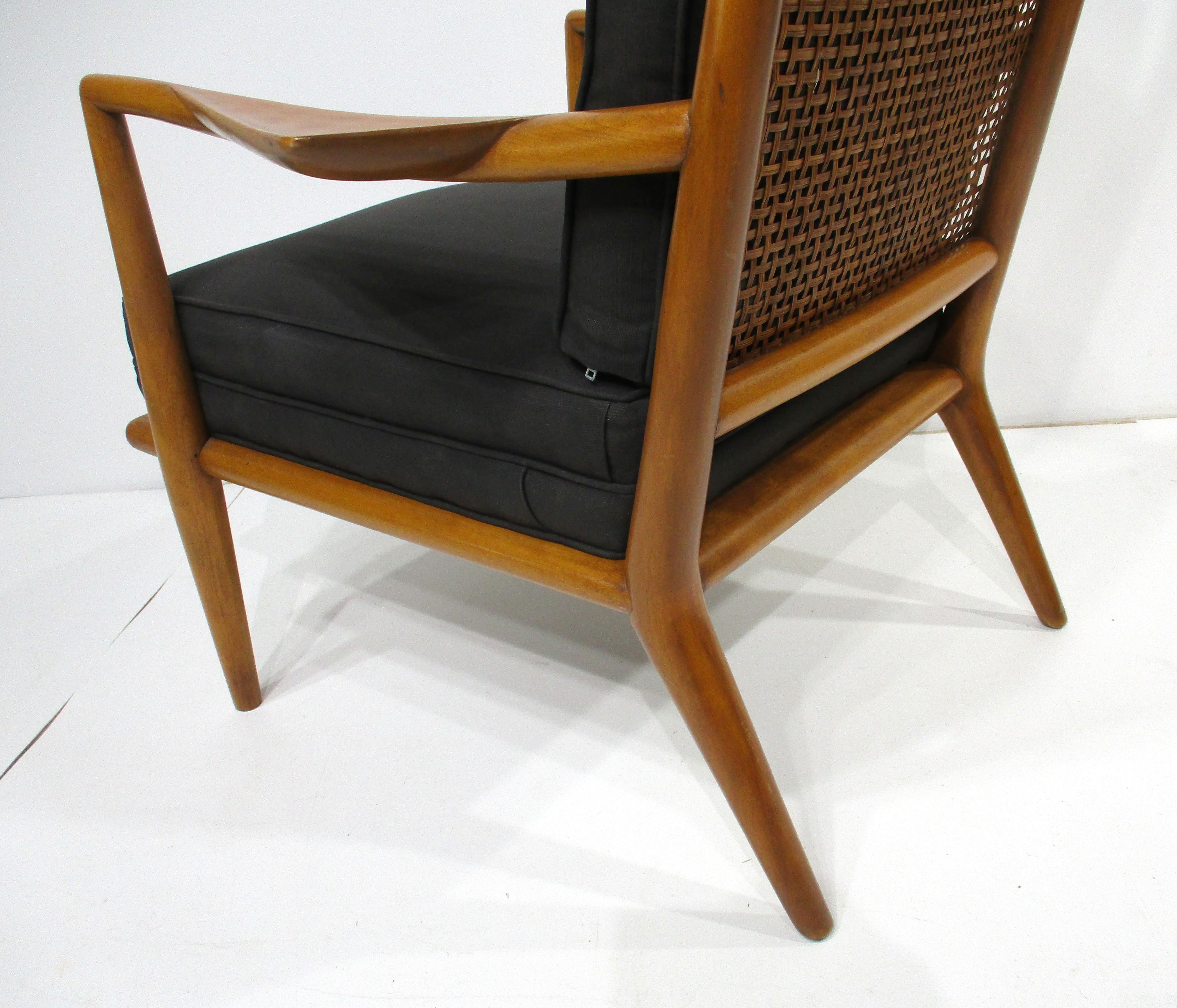 Rare T.H. Robs John Gibbing Wing Lounge Chair for Widdicomb For Sale 5