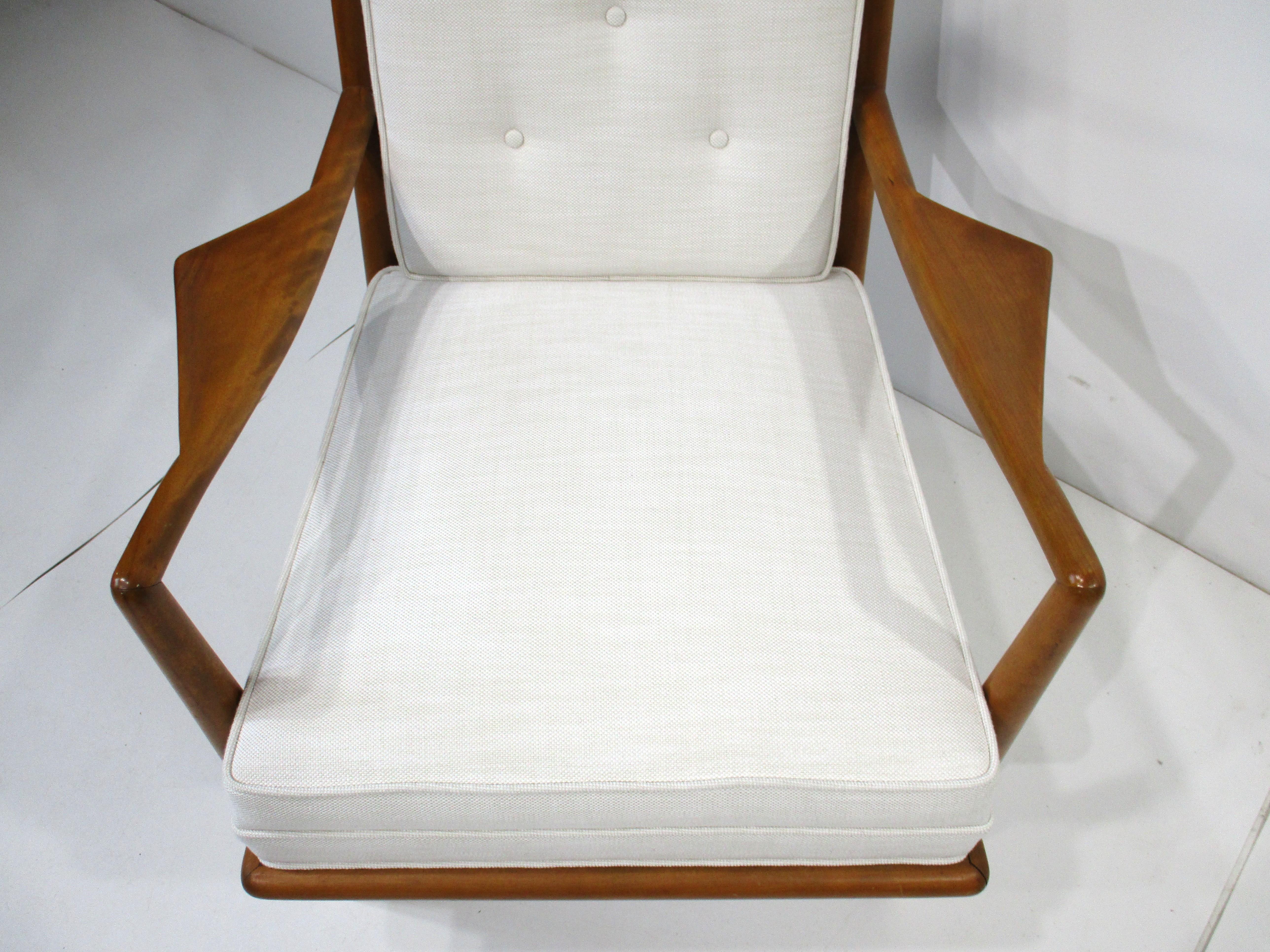 Rare T.H. Chaise longue Wing Gibbing de I Johns pour Widdicomb en vente 5