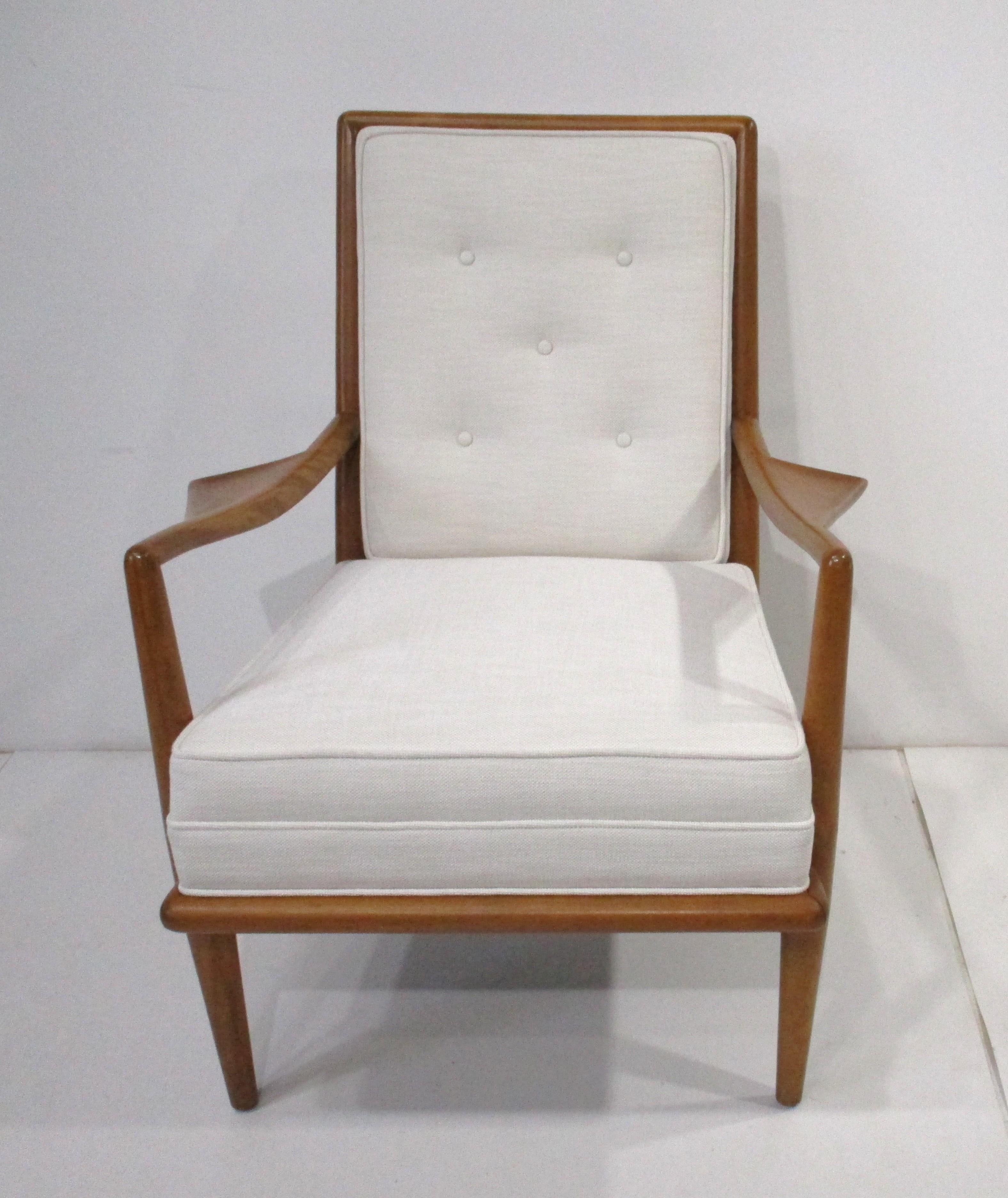Rare T.H. Chaise longue Wing Gibbing de I Johns pour Widdicomb en vente 9