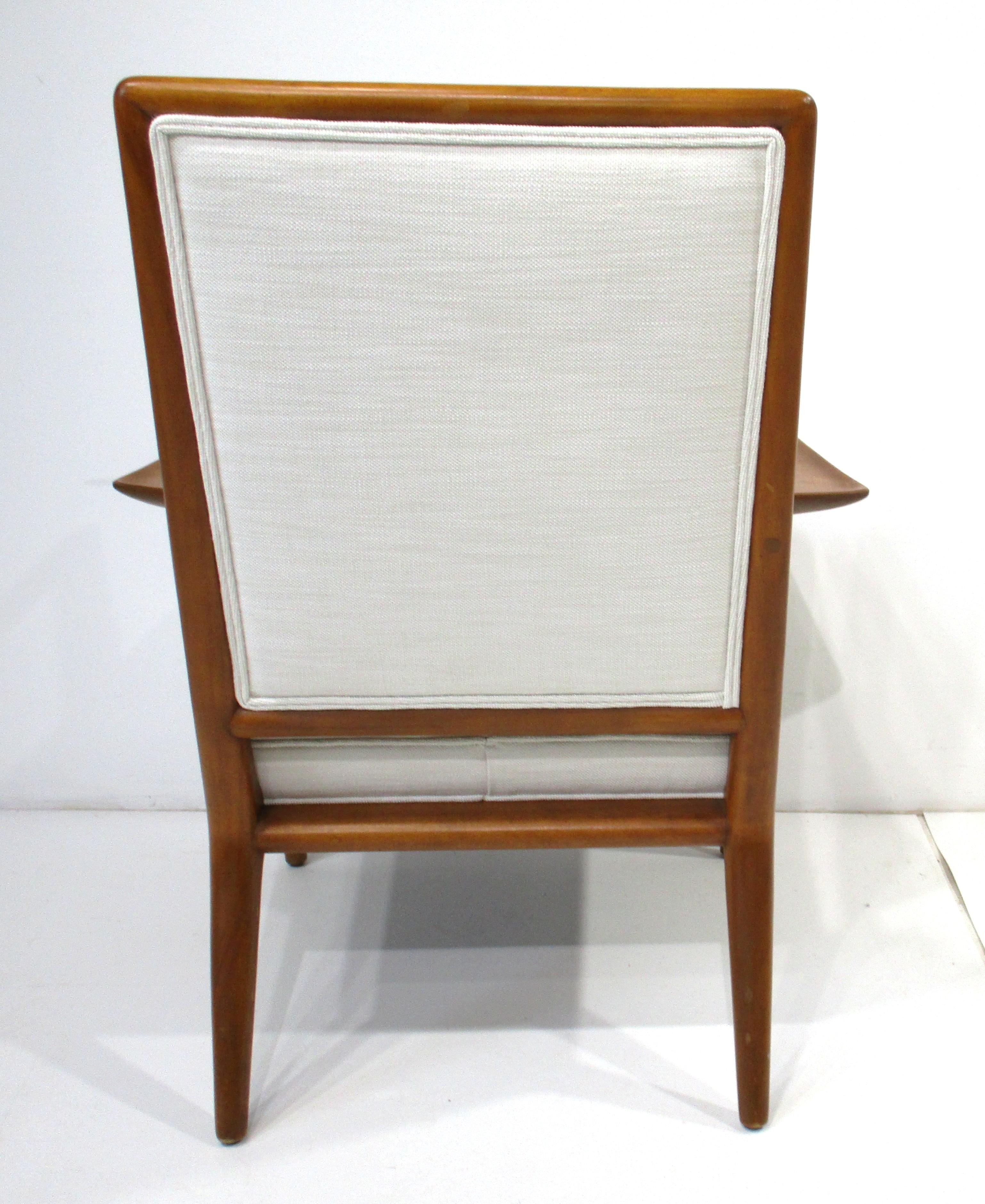 Rare T.H. Chaise longue Wing Gibbing de I Johns pour Widdicomb Bon état - En vente à Cincinnati, OH