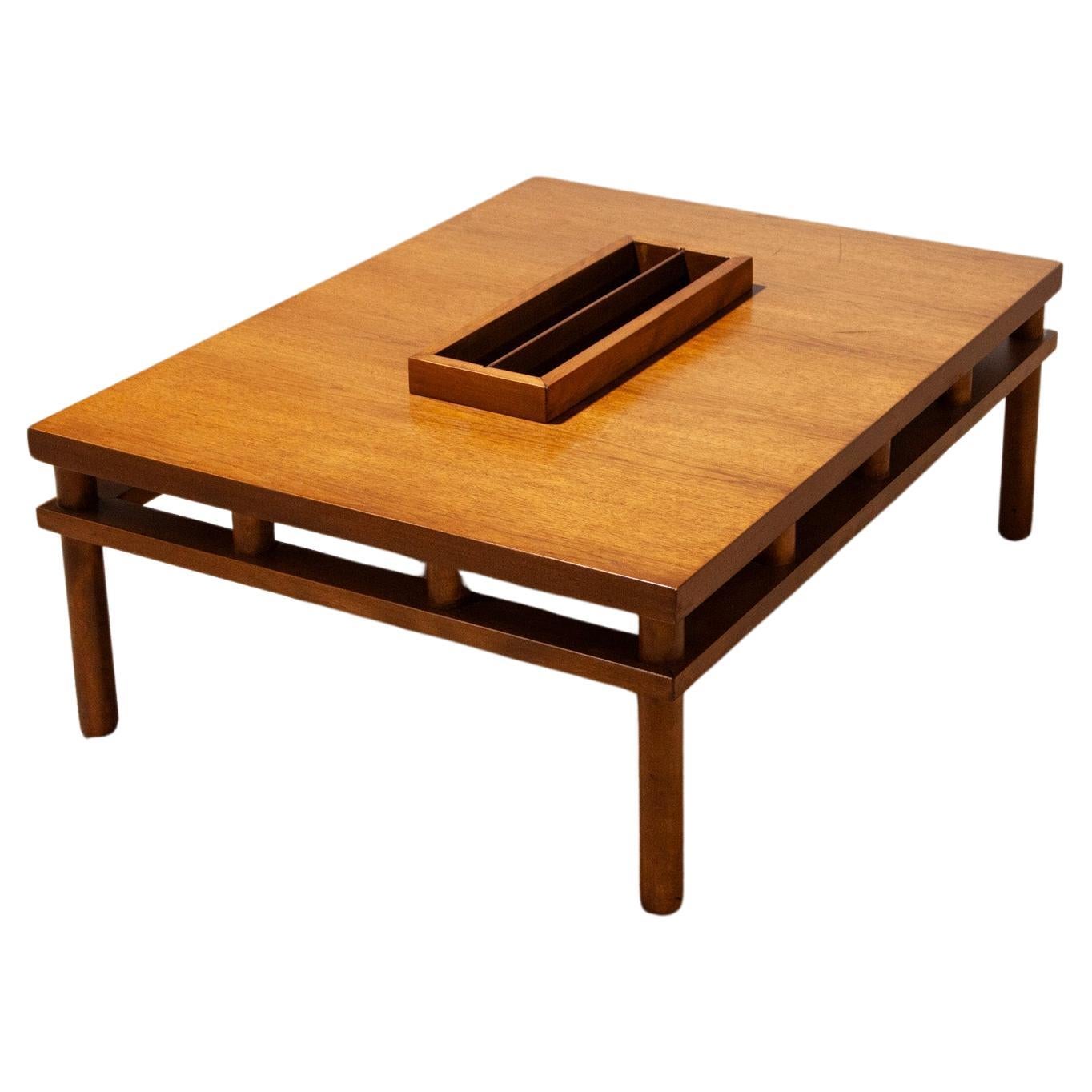 Rare T.H. Table basse Robsjohn-Gibbings pour Widdicomb