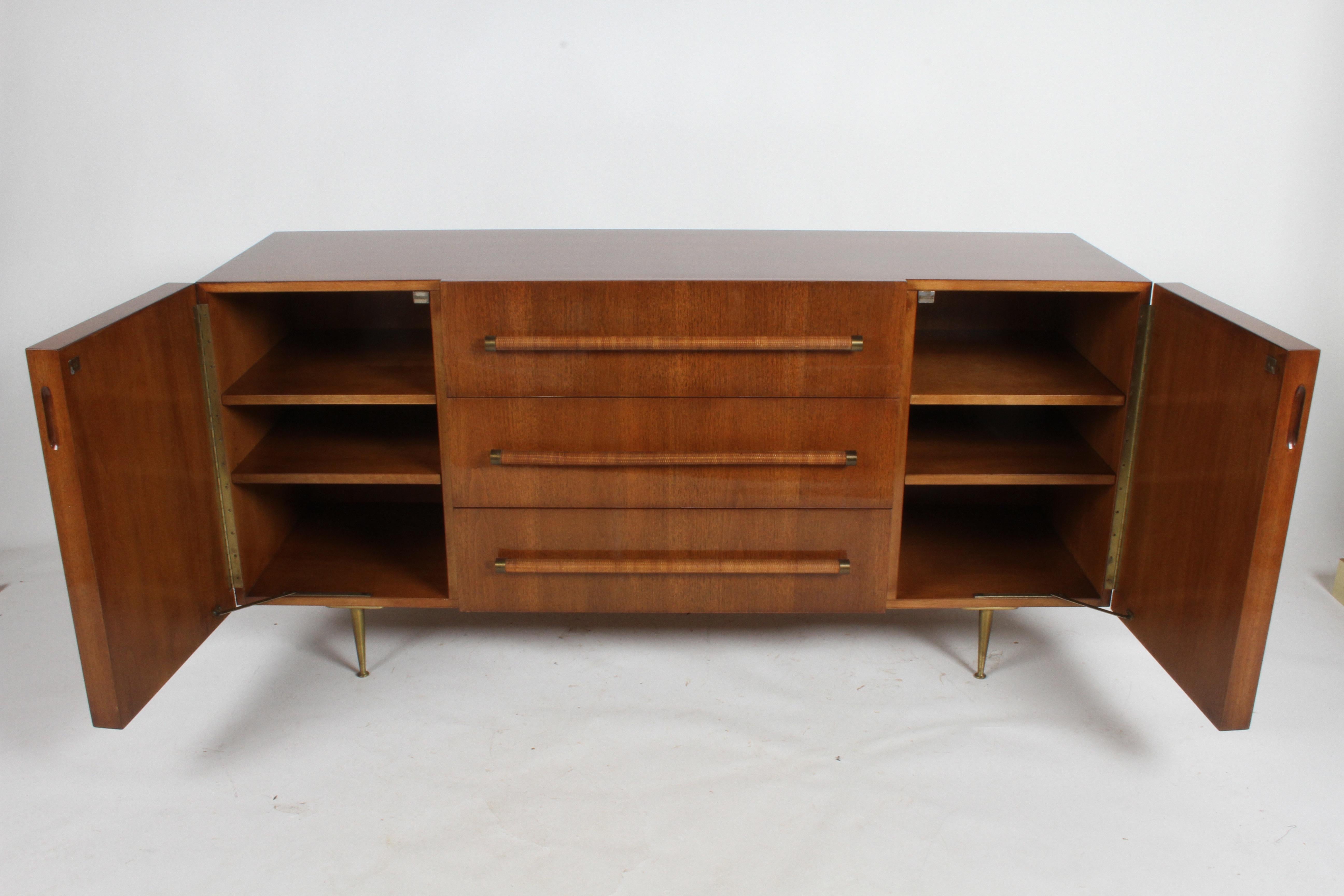 Rare T.H. Robsjohn-Gibbings for Widdicomb Sideboard In Excellent Condition In St. Louis, MO