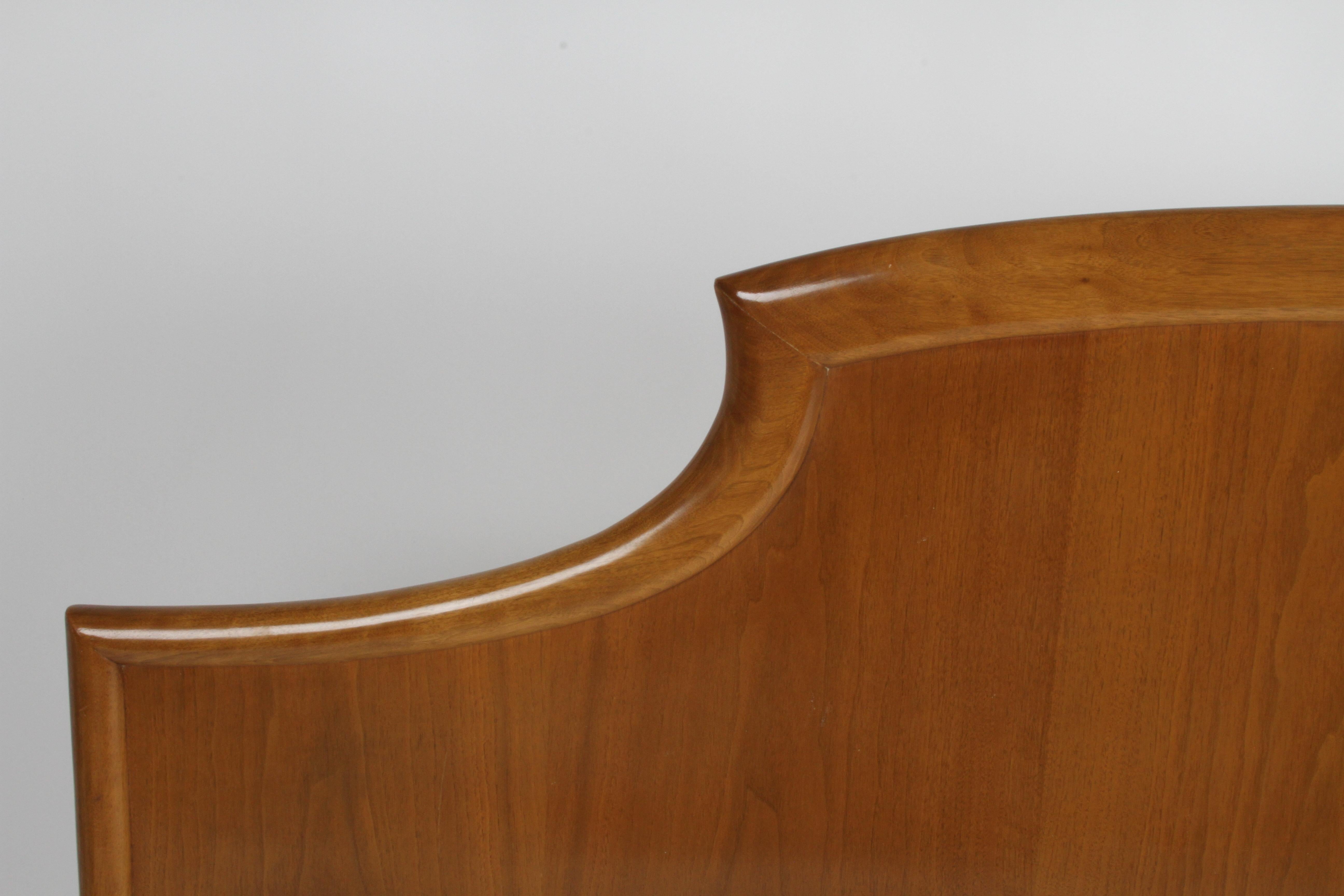 Rare T.H. Robsjohns-Gibbings for Widdicomb Sculptural King Size Headboard 1