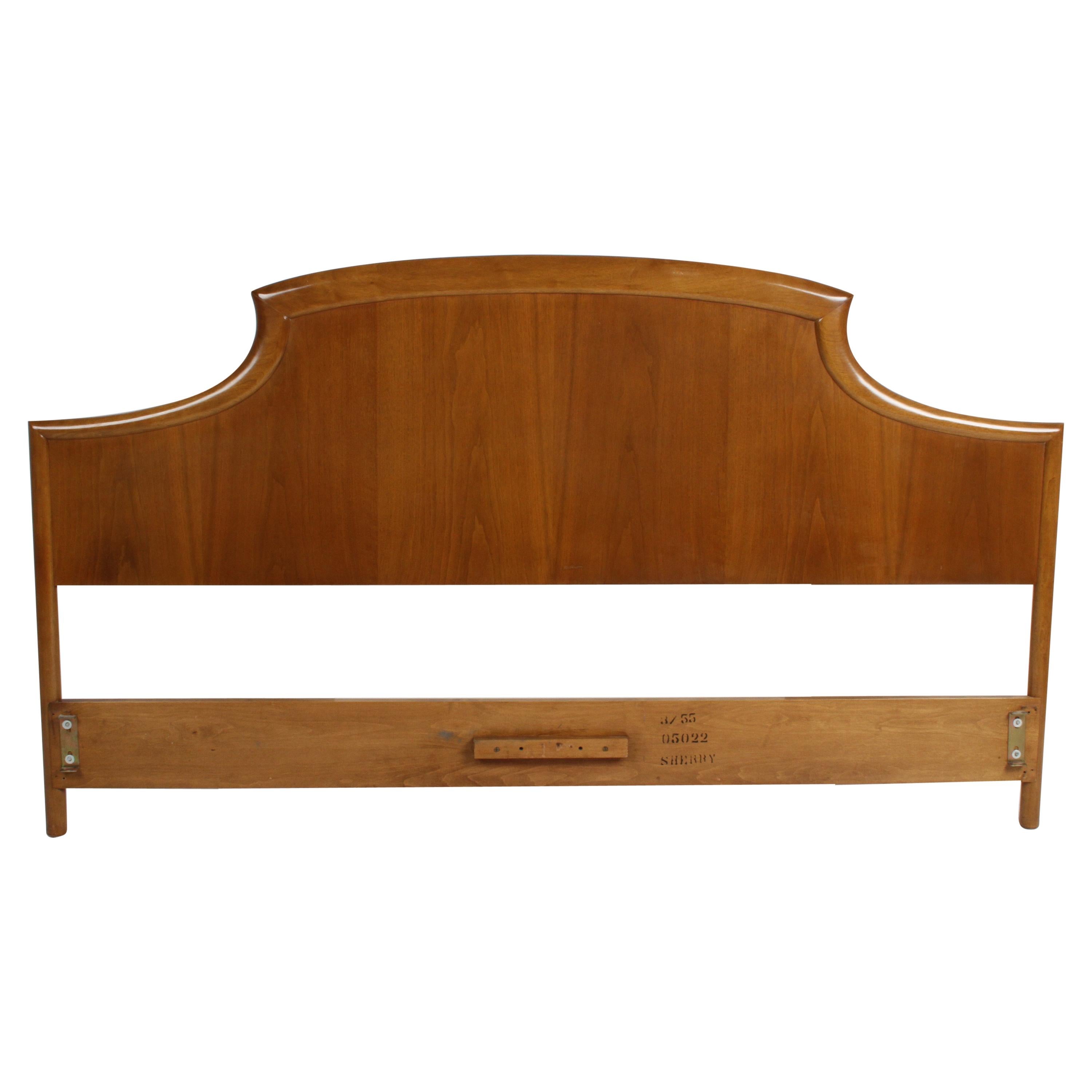 Rare T.H. Robsjohns-Gibbings for Widdicomb Sculptural King Size Headboard