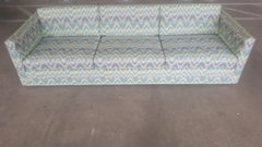 Rare Thayer Coggin or Milo Baughman Chrome Sofa