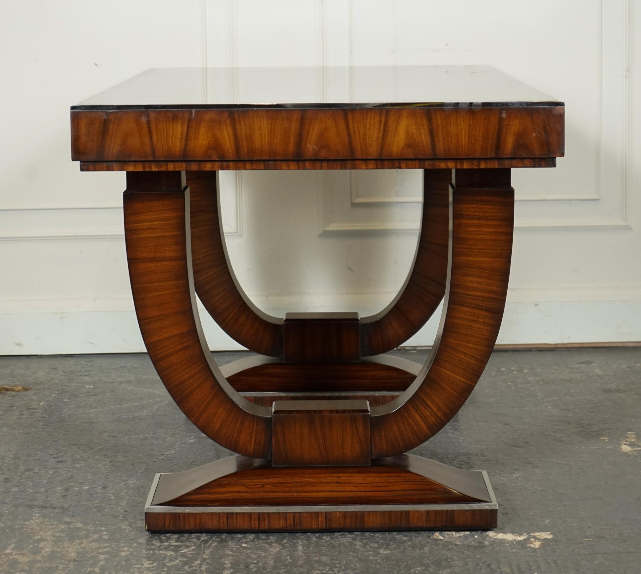 RARA scrivania da ufficio in stile ART DECO di Theodore Alexander a due cassetti in vendita 9