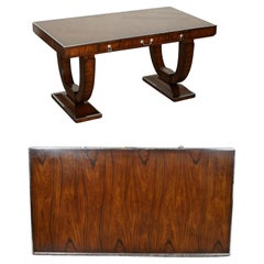 Vintage RARE THEODORE ALEXANDER ART DECO STYLE OFFICE DOUBLE SiDED DRAWERS DESK