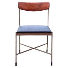 Rara sedia modernista Thereca in teak industriale