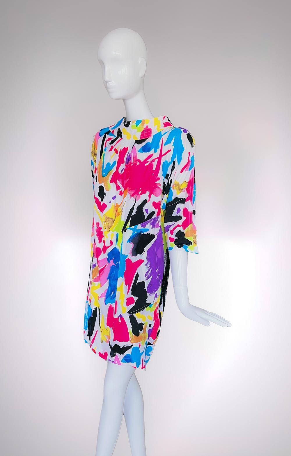 Rare Thierry Mugler 1986 Collection Dress with Belt For Sale 7