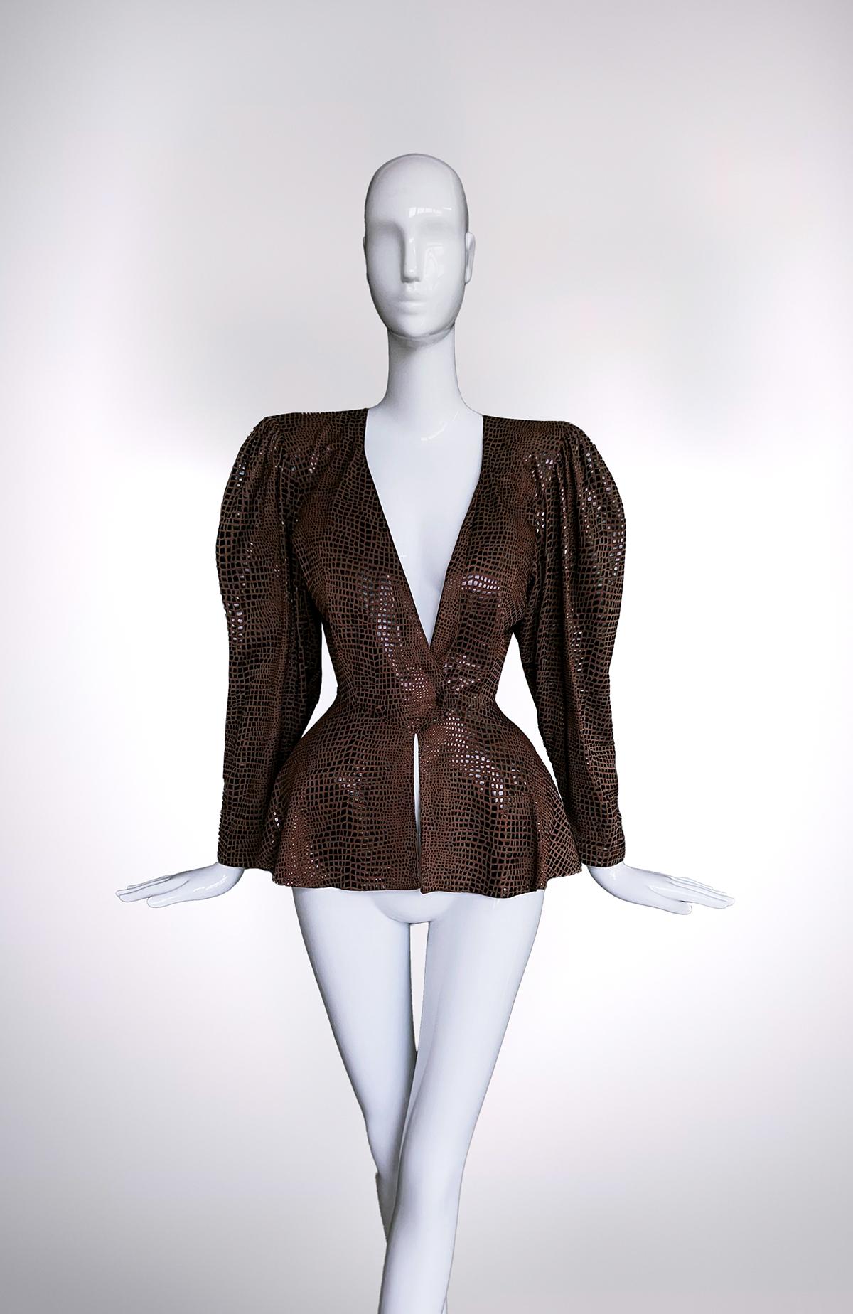 Rare Thierry Mugler Archival Set Stunning  Dress and Jacket For Sale 4