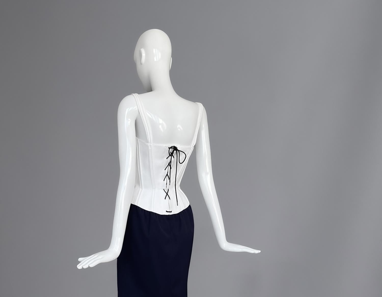 Rare robe à corset de Thierry Mugler SS 1995 Pour femmes en vente