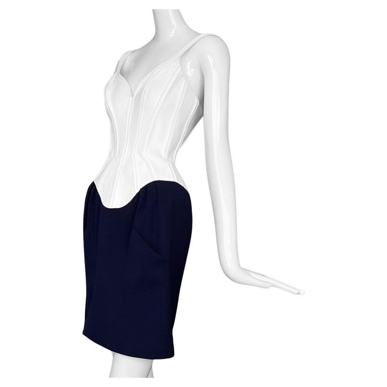 Rare Thierry Mugler Corset Dress SS 1995 For Sale at 1stDibs