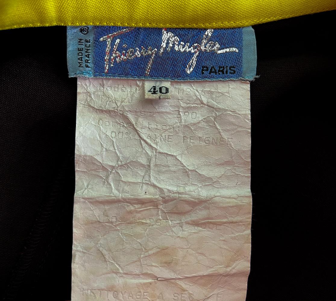 Women's Rare Thierry Mugler Dress FW 1989/90 HIVER BUICK Sculptural For Sale