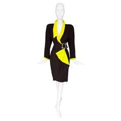 Raro abito Thierry Mugler FW 1989/90 HIVER BUICK Scultoreo