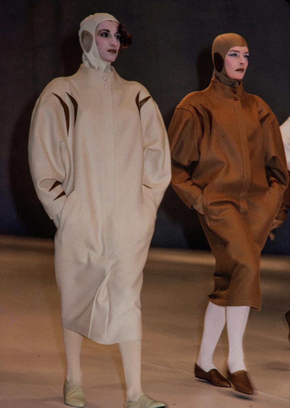 Rare Thierry Mugler FW 1984 Winter of the Angels Dress Wool For Sale 1