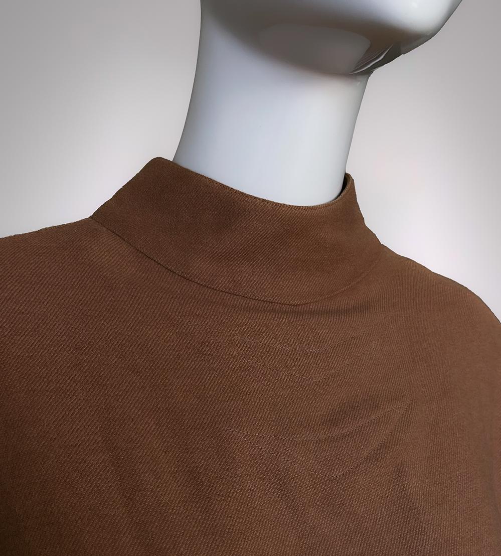 Rare Thierry Mugler FW 1984 Winter of the Angels Dress Wool For Sale 3