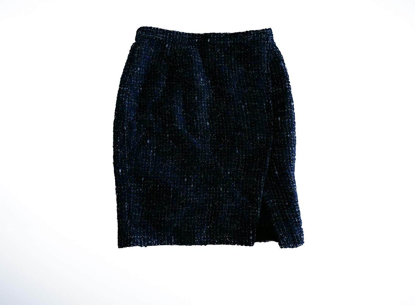 Thierry Mugler tailleur jupe d'archives en tweed rare, automne-hiver 1998  en vente 2