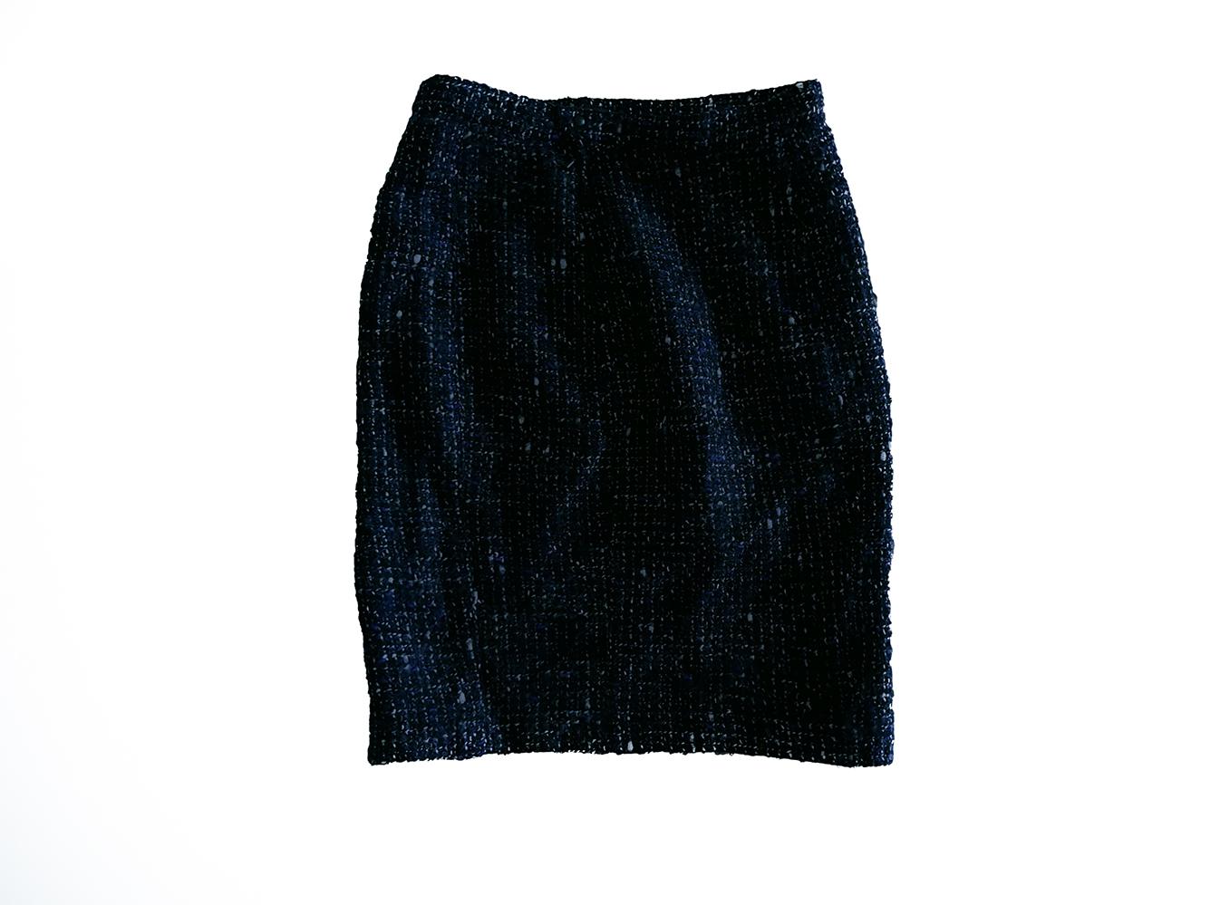 Thierry Mugler tailleur jupe d'archives en tweed rare, automne-hiver 1998  en vente 3