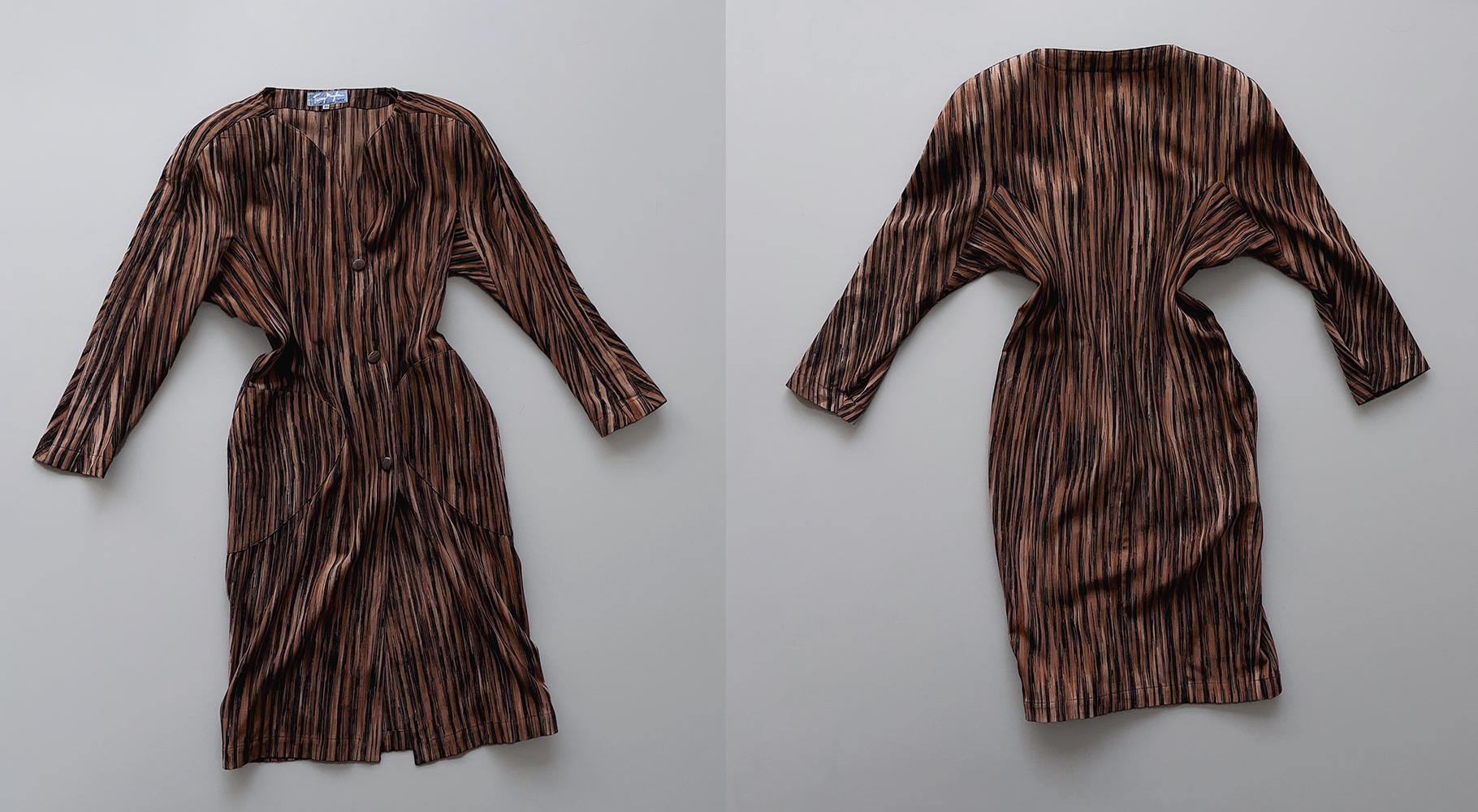 Rare Thierry Mugler SS 1988 Iconic African Collection Sculptural Dress For Sale 5