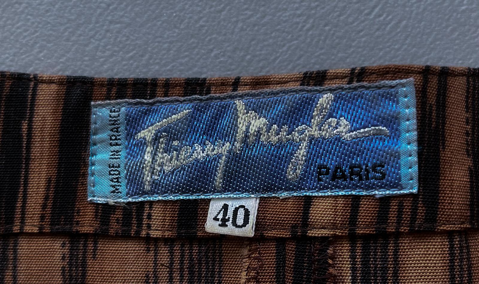 Rare Thierry Mugler SS 1988 Iconic African Collection Sculptural Dress For Sale 2