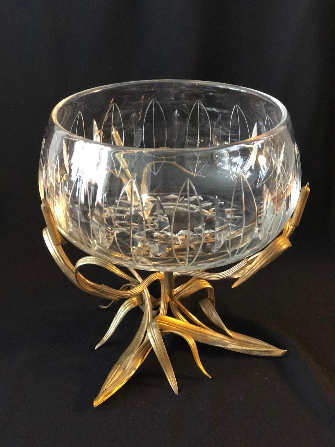 glass bowl centrepiece
