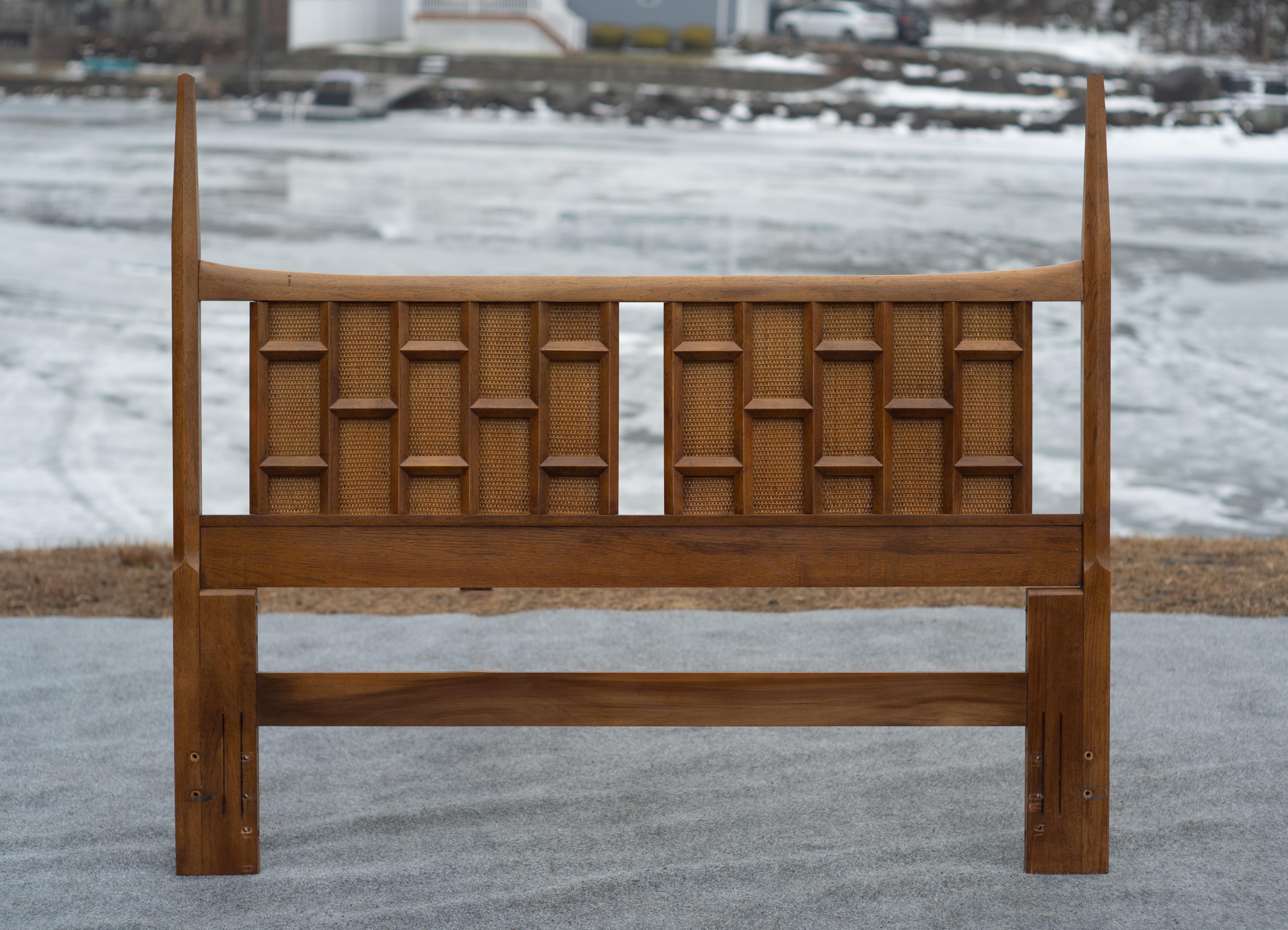 In my decades in this industry, I have never come across this particular bedroom set before. The owner of the affluent home I purchased it from told me upon pickup that they had had family members that worked for Thomasville, and that perhaps she