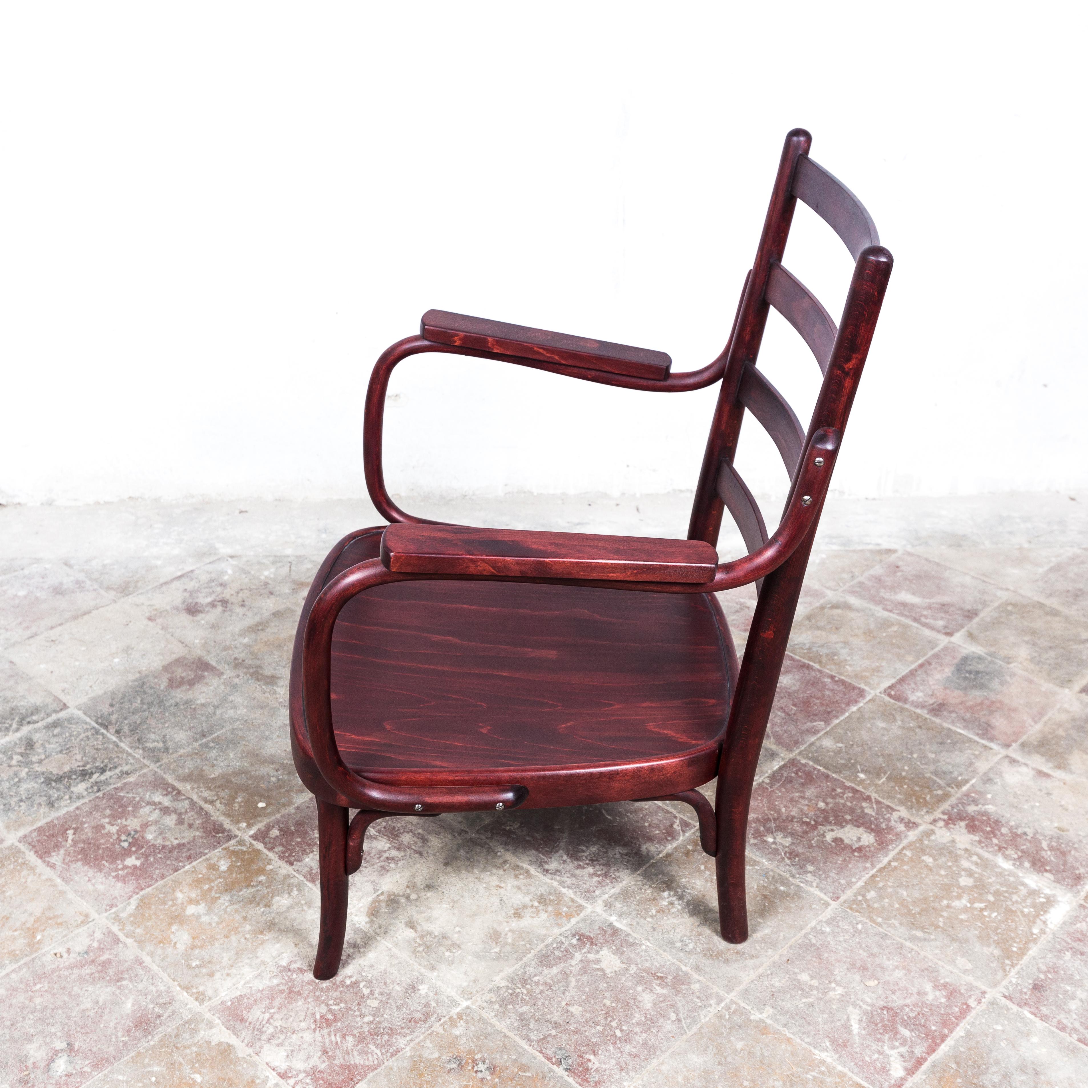 Mid-20th Century Rare Thonet A 403/F Armchair by Josef Frank For Sale