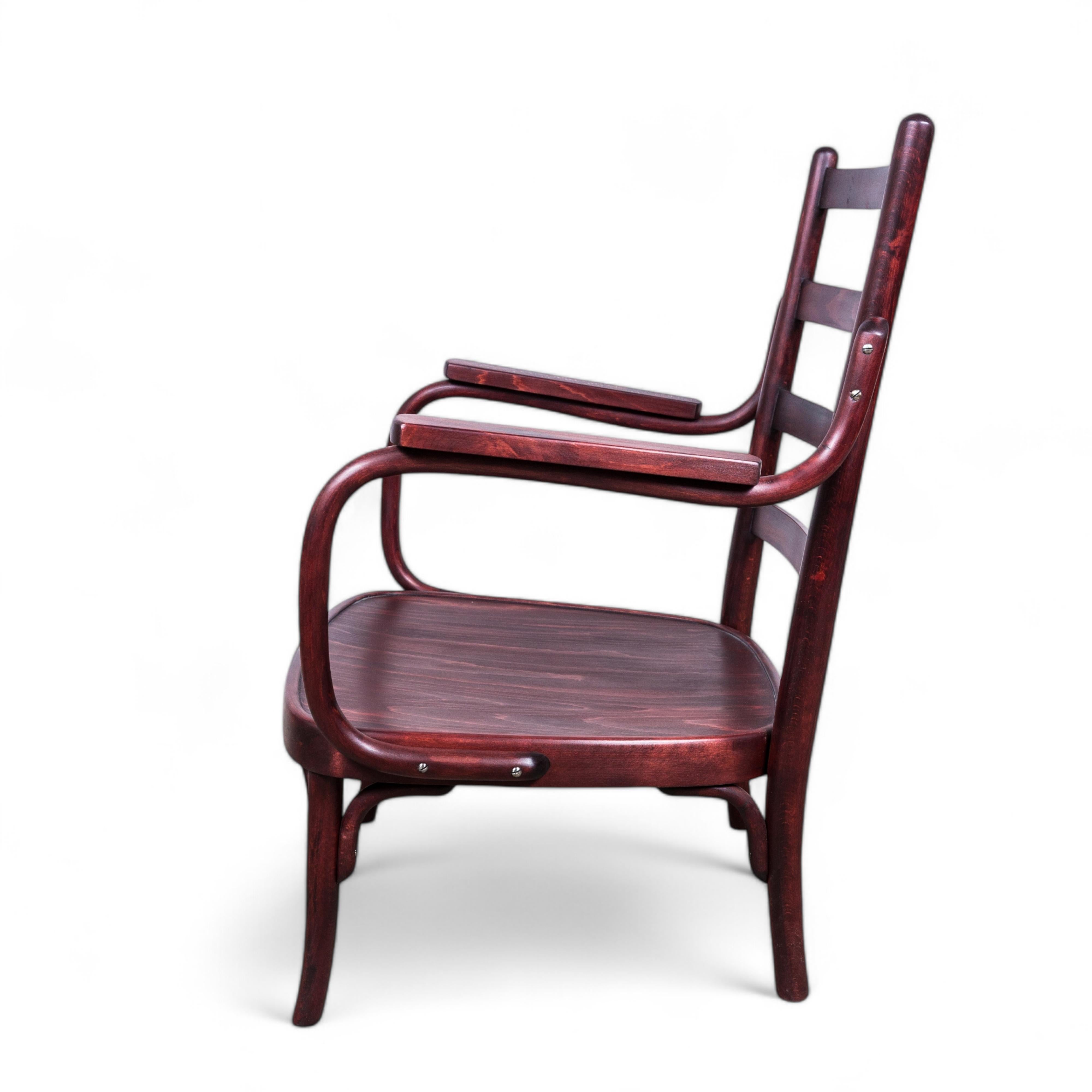 Austrian Rare Thonet A 403/F bentwood armchair by Josef Frank, 1930s For Sale