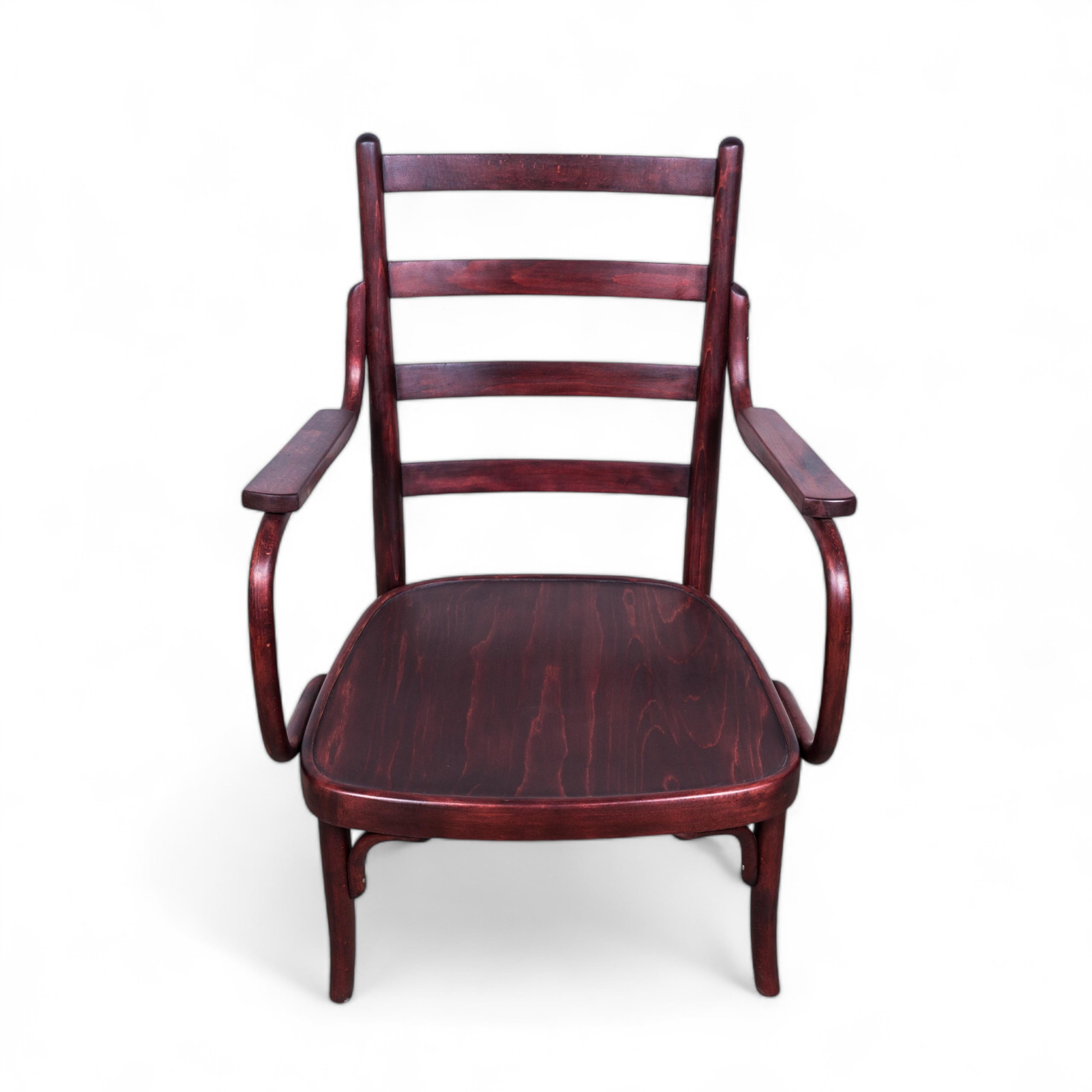 Beech Rare Thonet A 403/F bentwood armchair by Josef Frank, 1930s For Sale