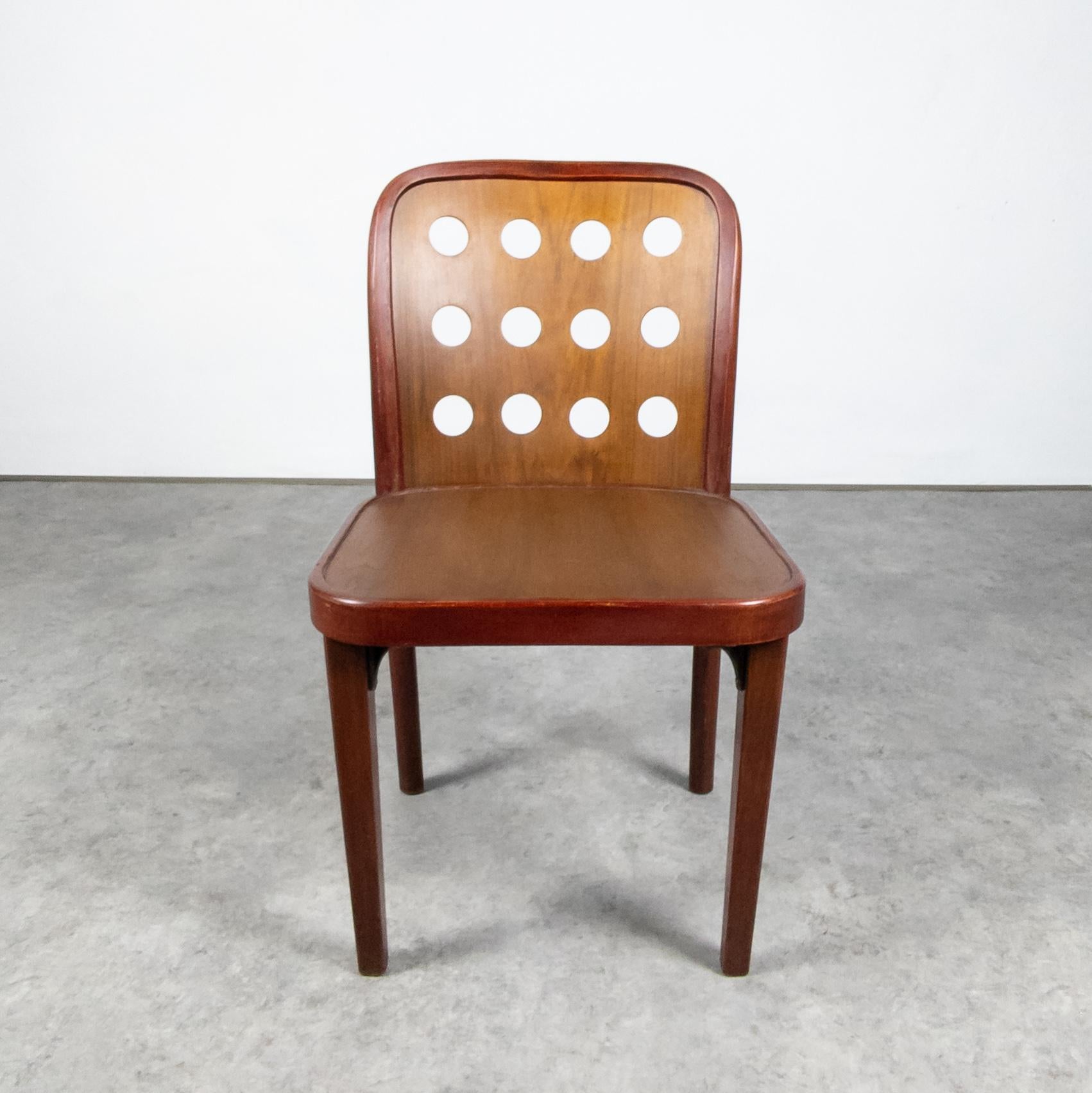 Milieu du XXe siècle Rare chaise Thonet a 811 de Josef Hoffmann & Oswald Haerdtl