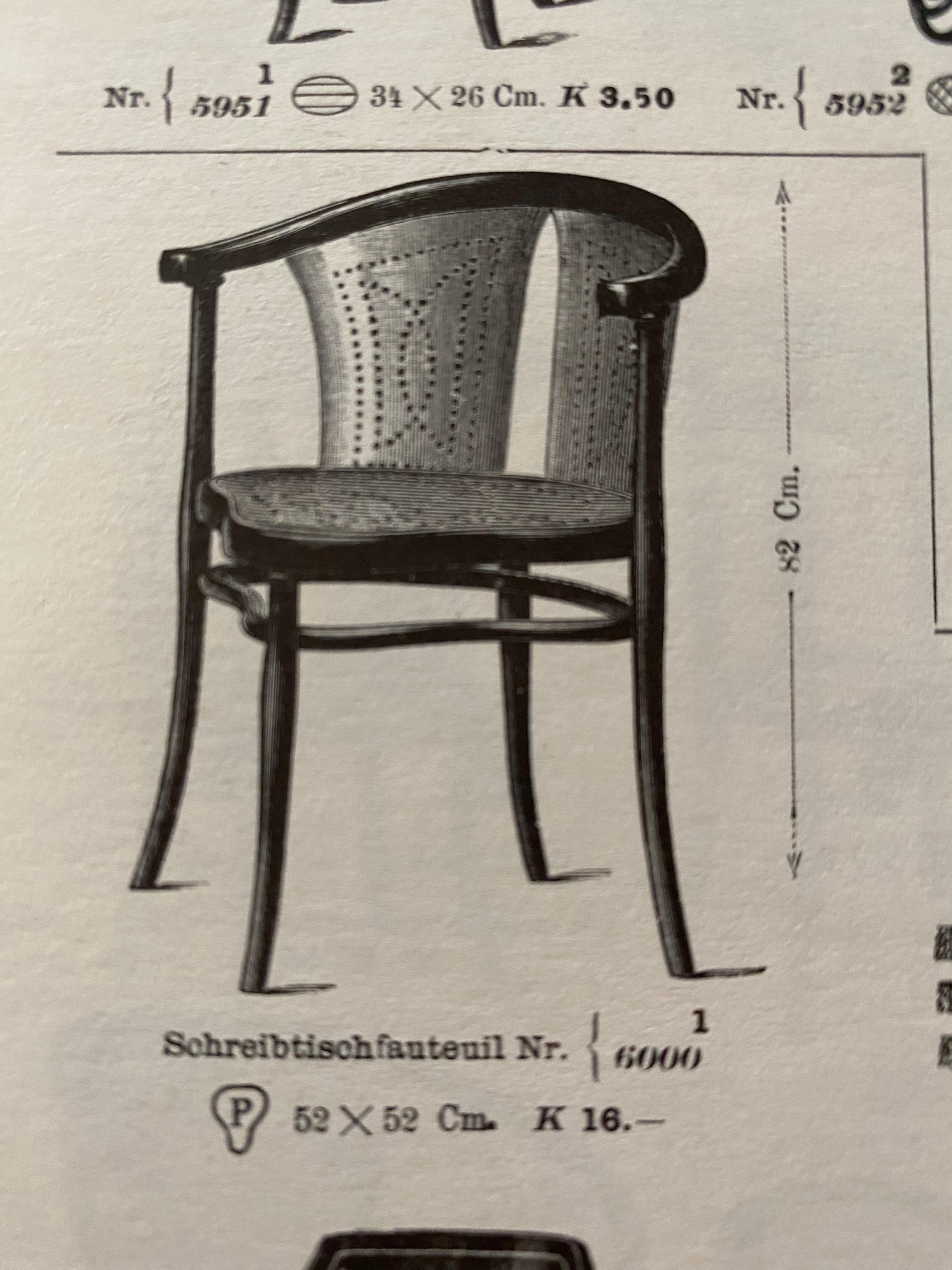Rare Thonet Armchair Desk Chair Nr. 1 8
