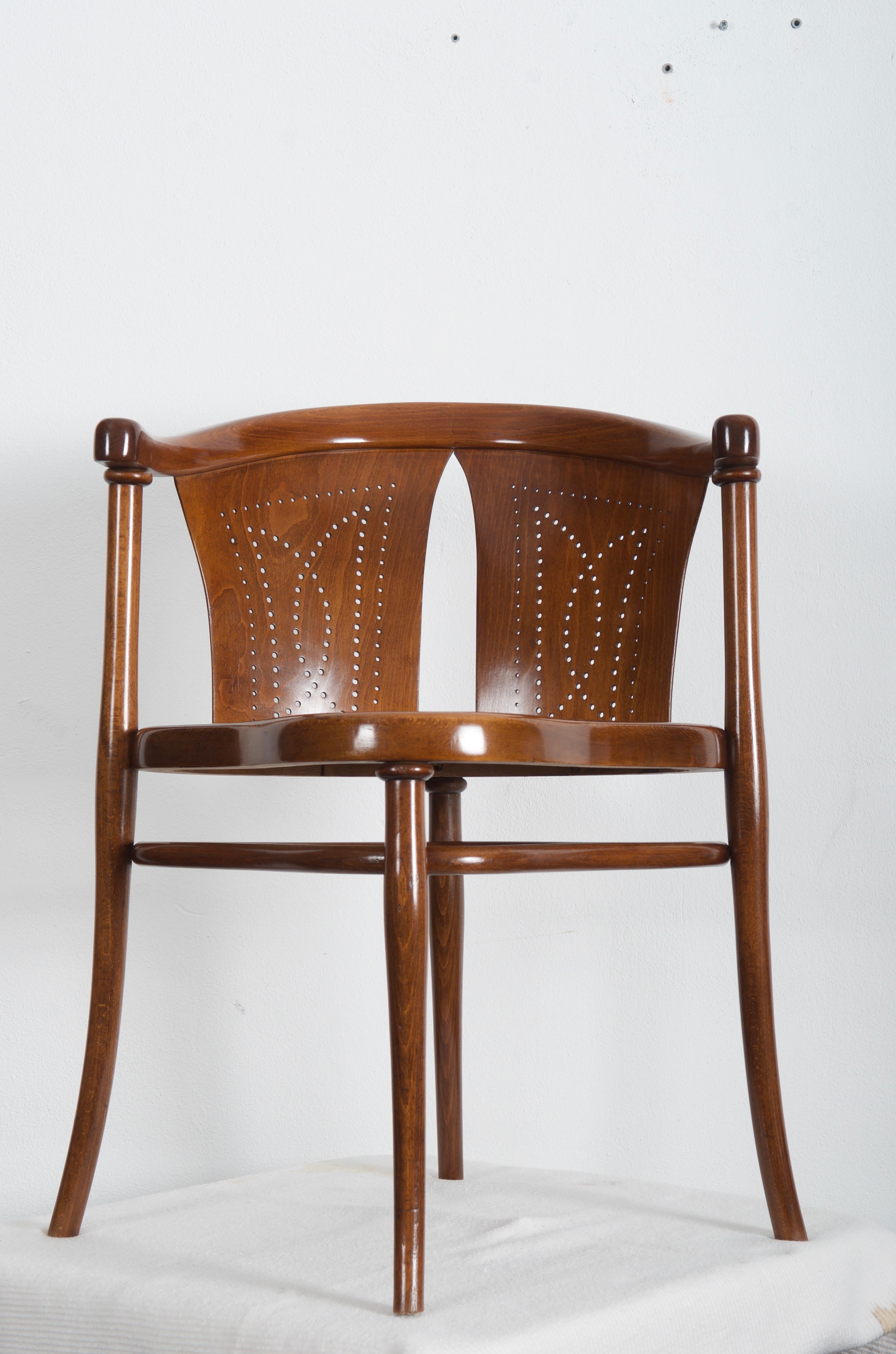 Early 20th Century Rare Thonet Armchair Desk Chair Nr. 1