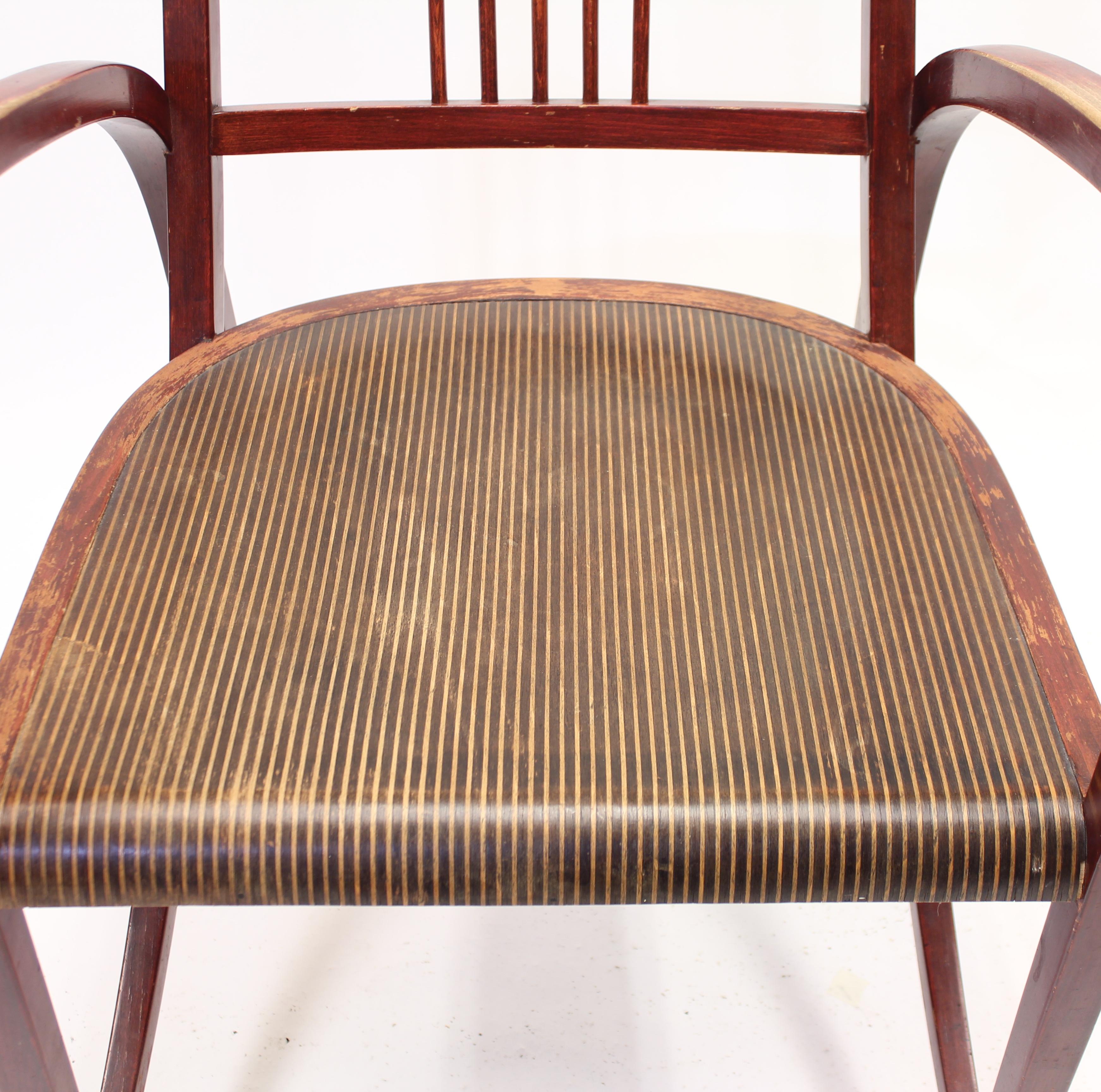 Rare Thonet Armchair Model 511, ca 1904 2